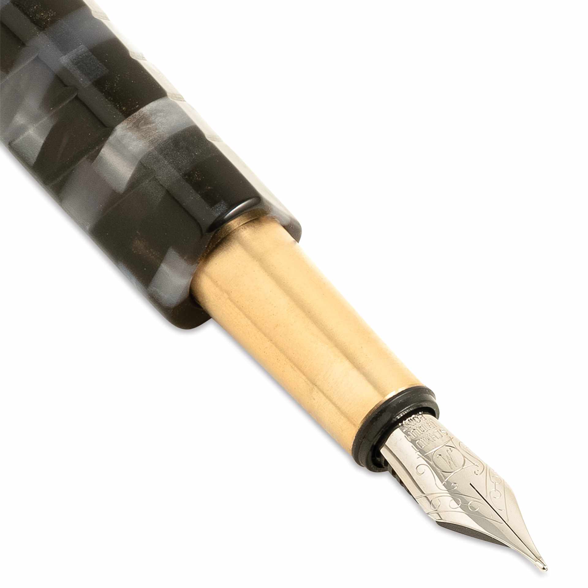 Kolo Tino Acrylic Fountain Pen - Ashen, Limited Edition, nib