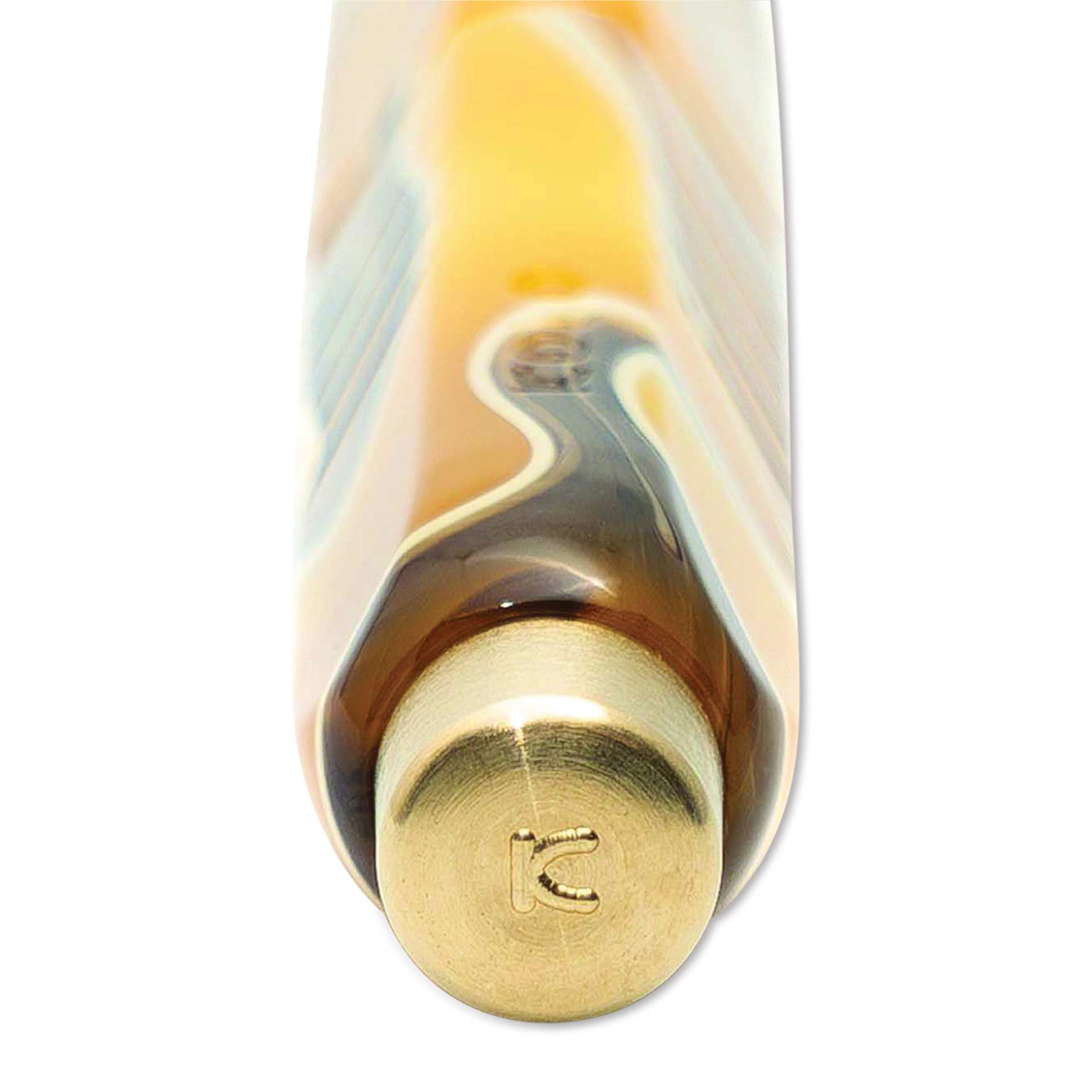 Kolo Tino Acrylic Fountain Pen - Dune, Limited Edition, end of cap