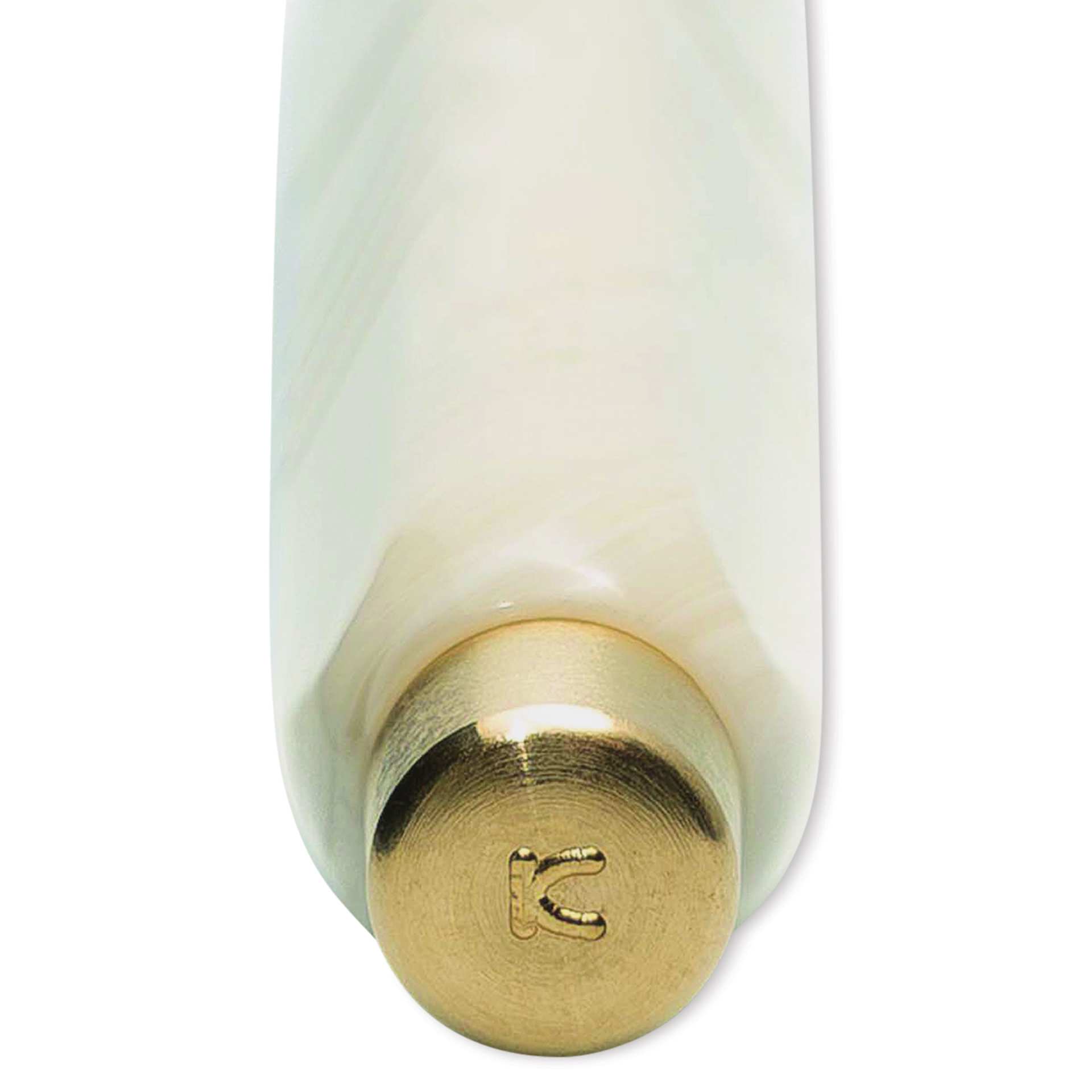 Kolo Tino Acrylic Fountain Pen - Mother of Pearl, Limited Edition, end of cap