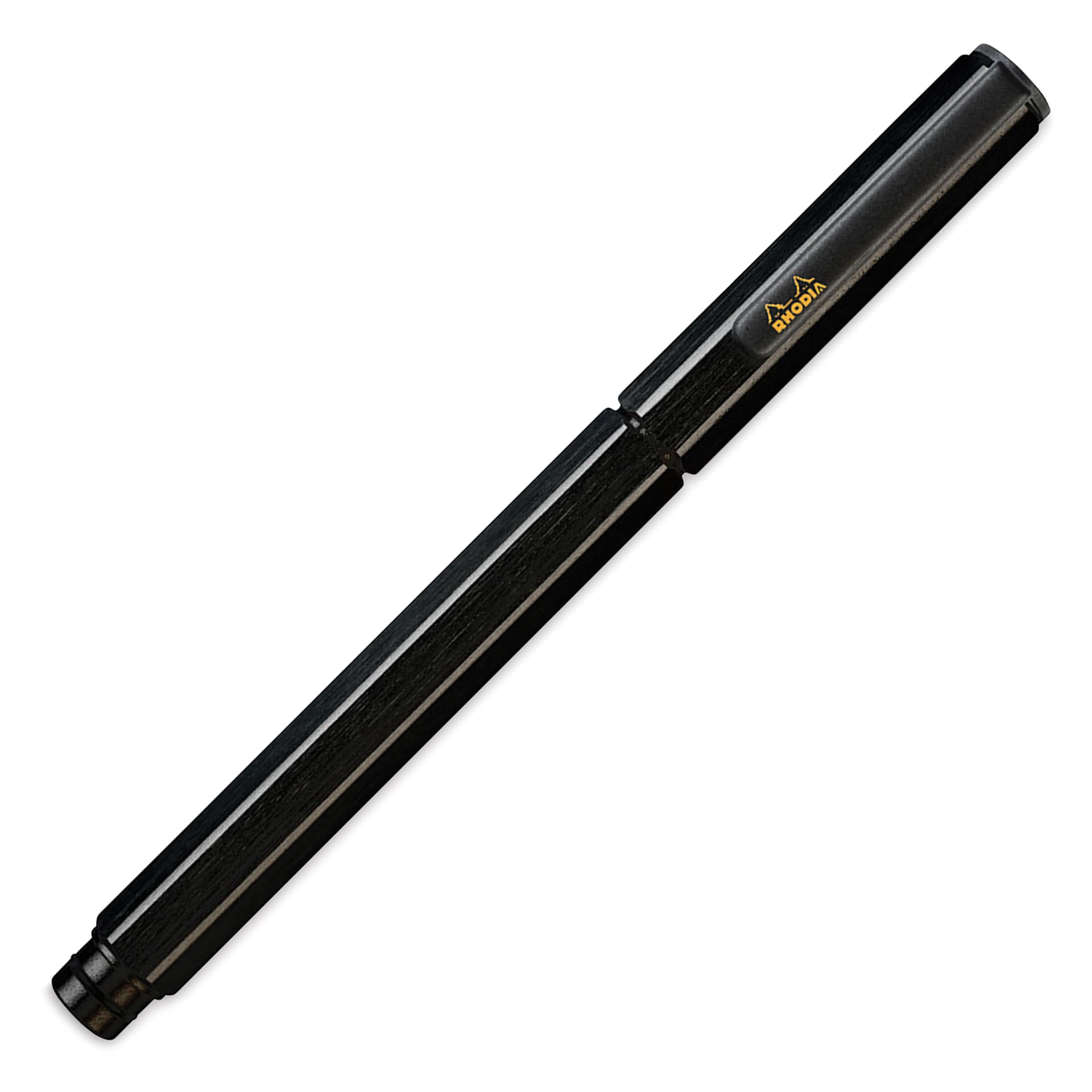 Rhodia Script Fountain Pen - Black, Fine Nib, capped