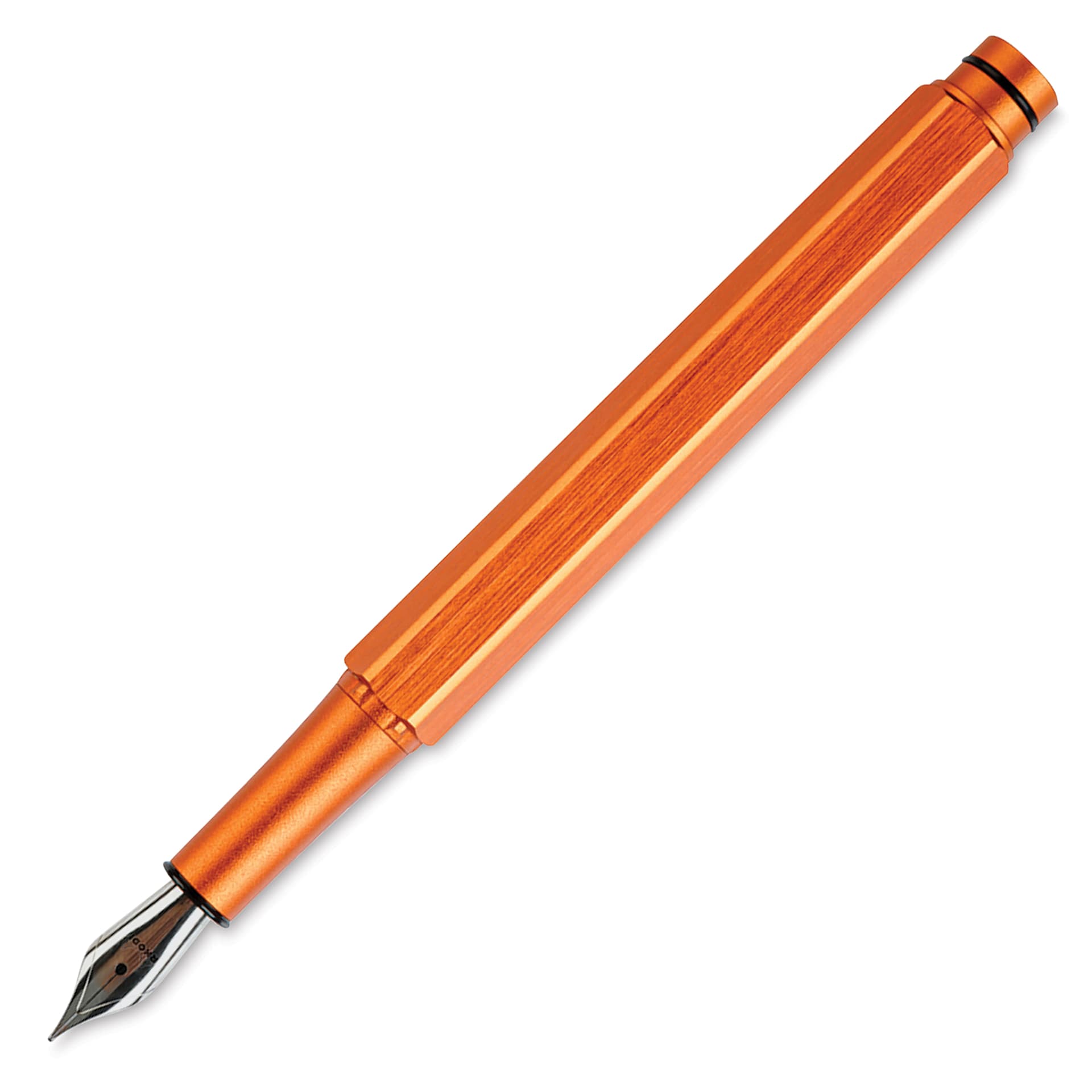 Rhodia Script Fountain Pen - Orange, Medium Nib, without cap