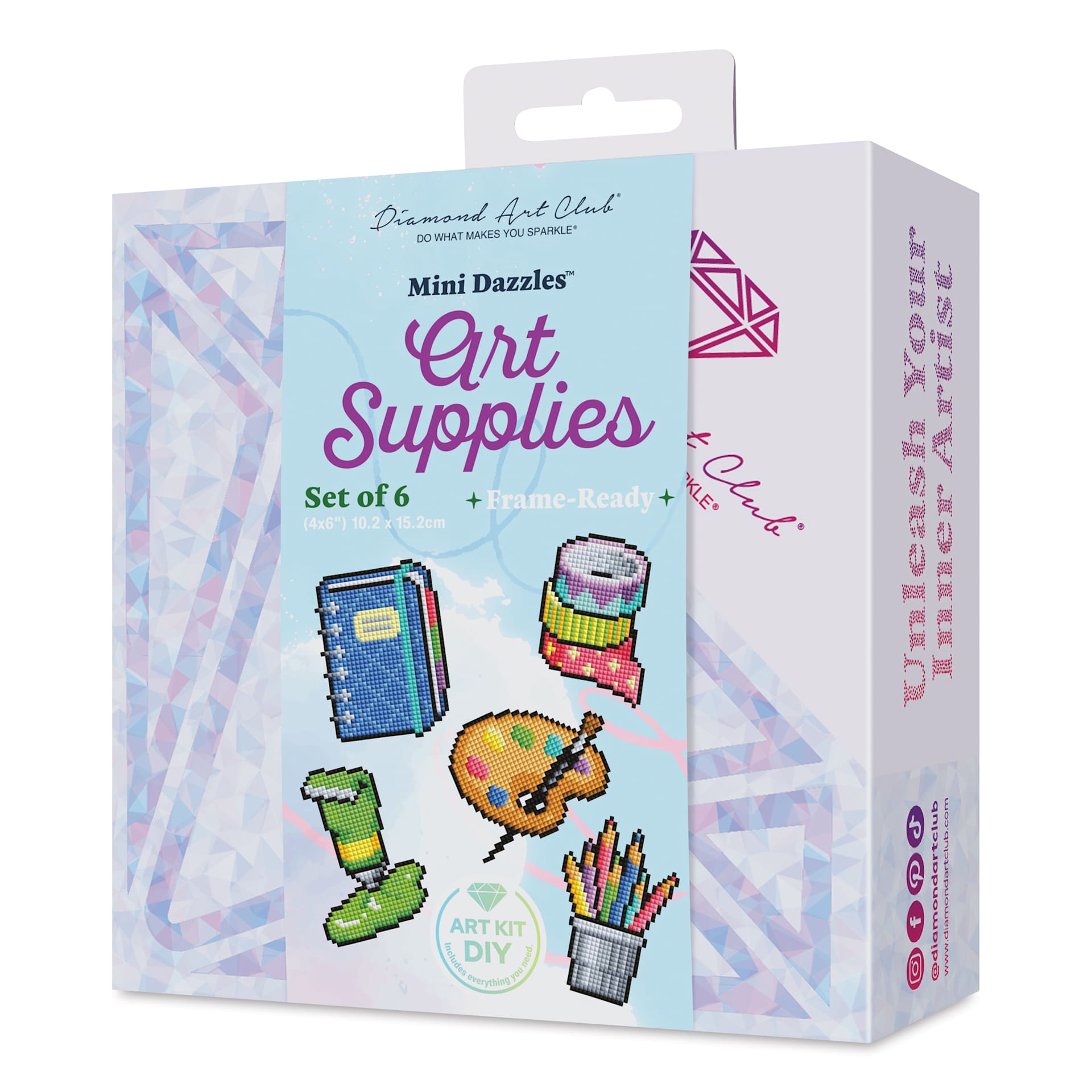 Diamond Art Club Mini Dazzles Kit - Art Supplies, front of package
