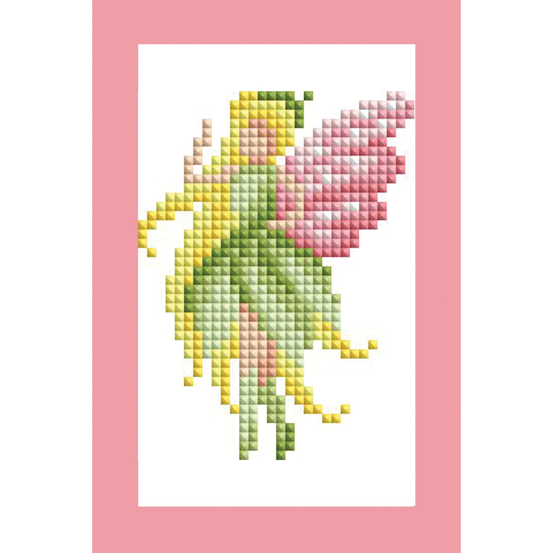 Diamond Art Club Mini Dazzles Kit - Fairies, Fairy with blonde hair wearing a green dress
