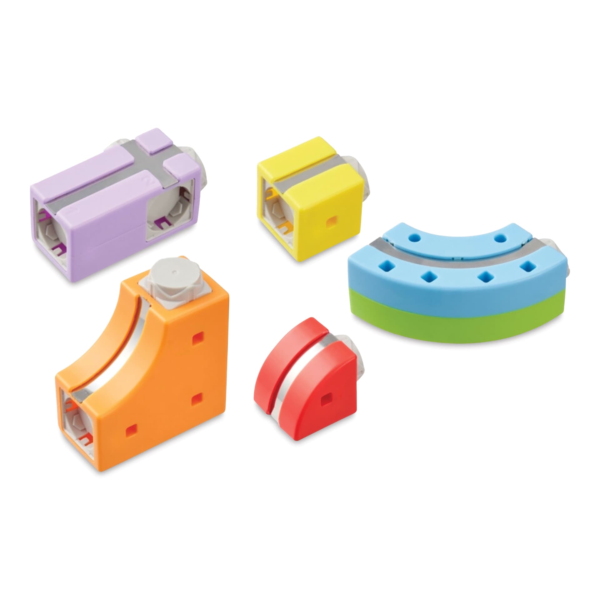 Rail Cube Magnetic Monorail Starter Set, cubes and curves
