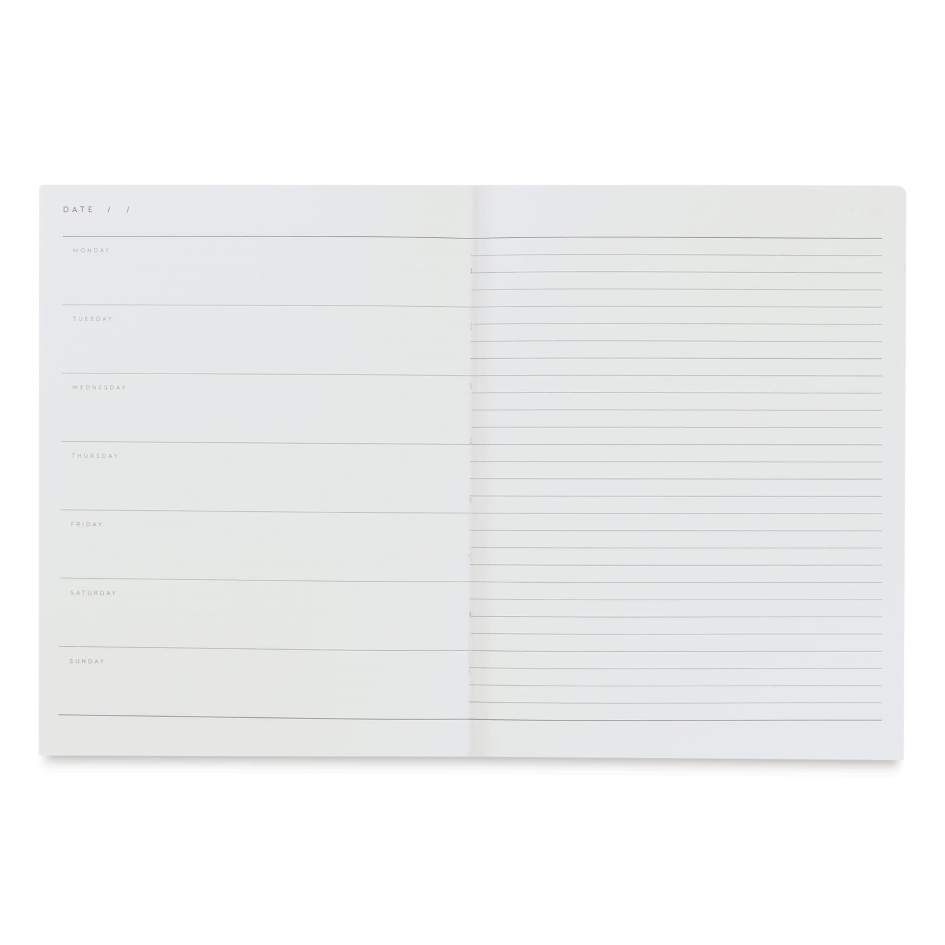Notem UMA Medium Weekly Planner - 7-1/2" x 5-9/10", 160 Pages