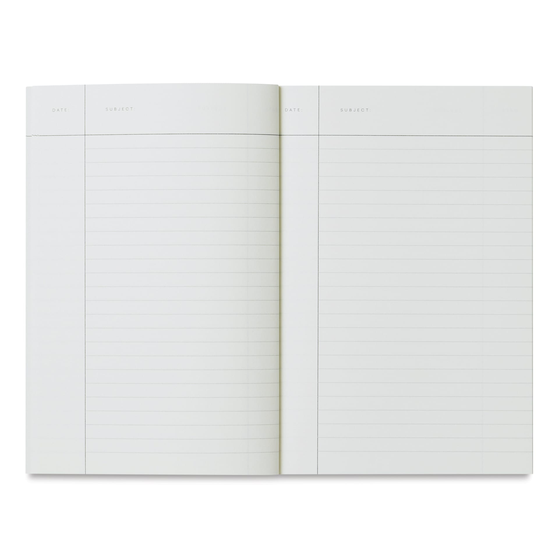Notem Vita Notebook - Bordeaux, Ruled, 5" x 7-1/4", open