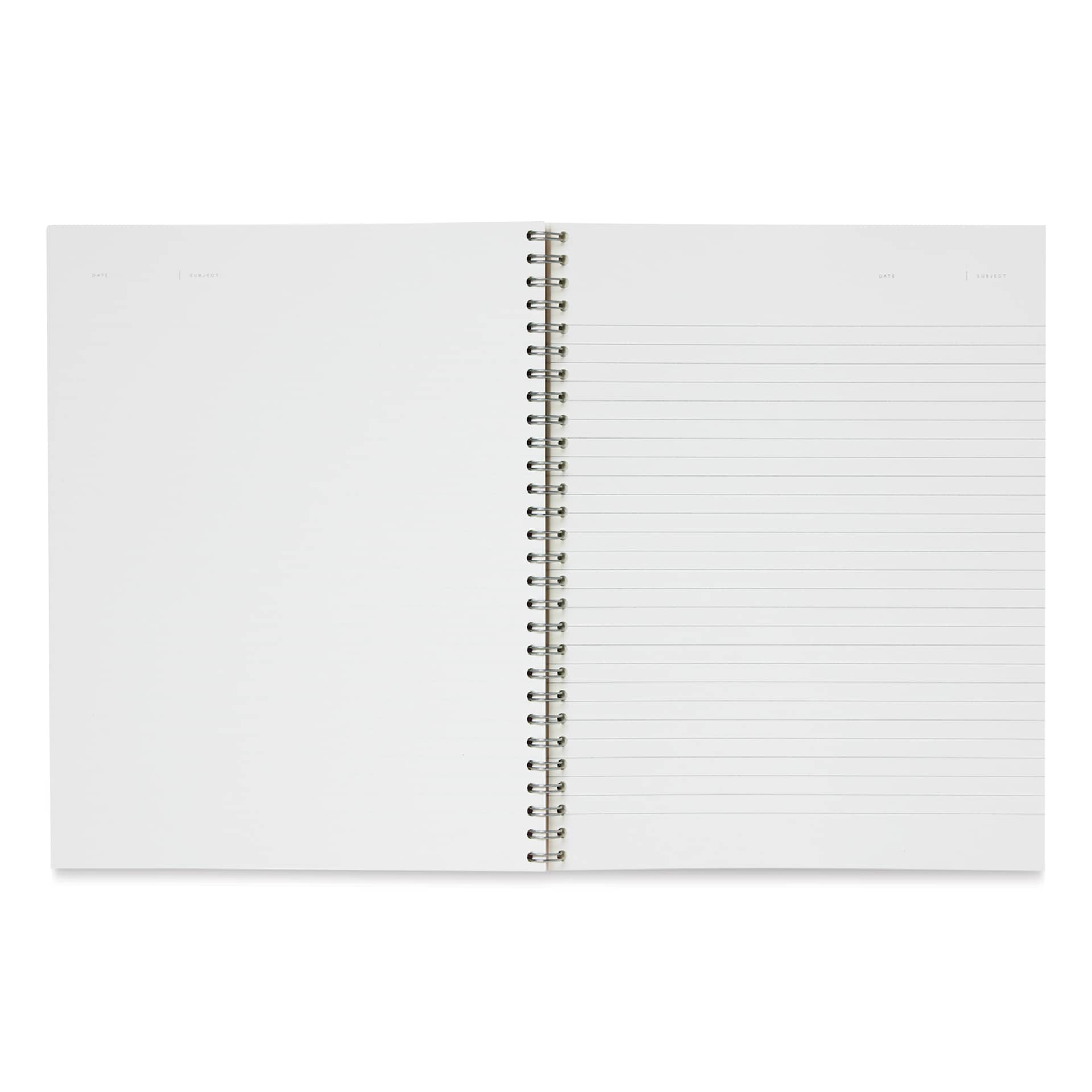 Notem Nela Large Notebook - 7-3/4" x 9-1/2", 160 Pages, open