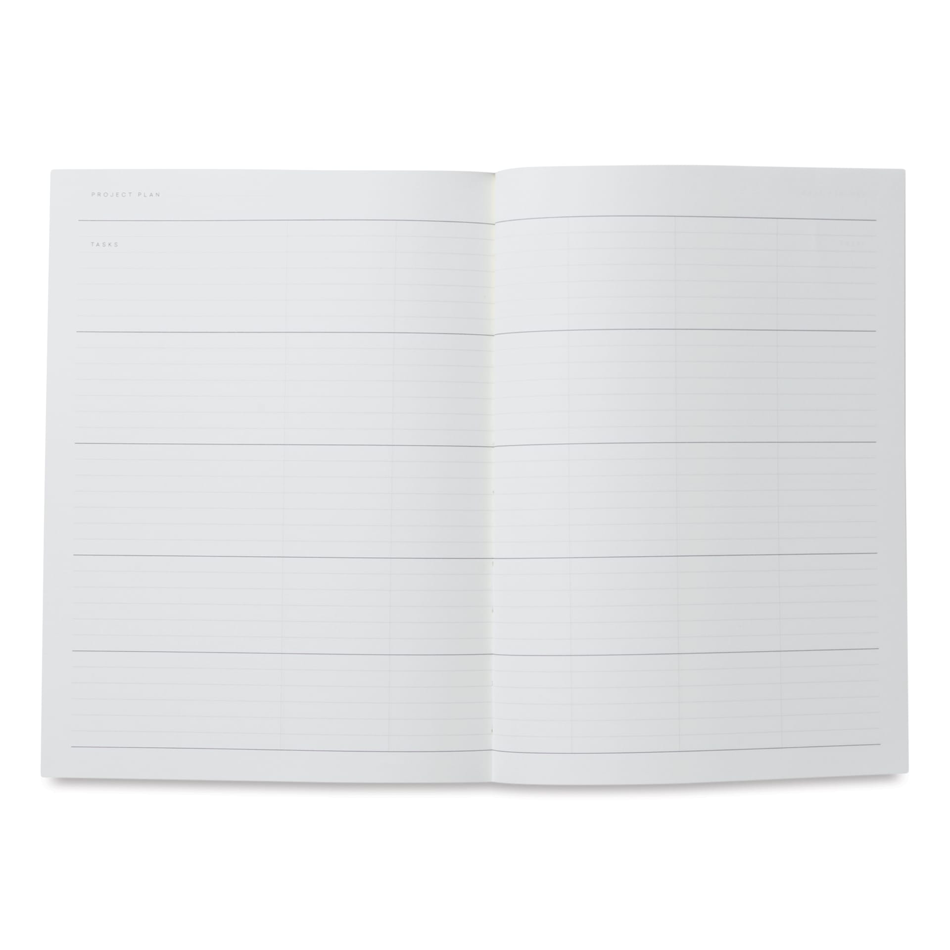 Notem Large Even Work Journal - 7.3" x 9.8", 160 Pages, project plan