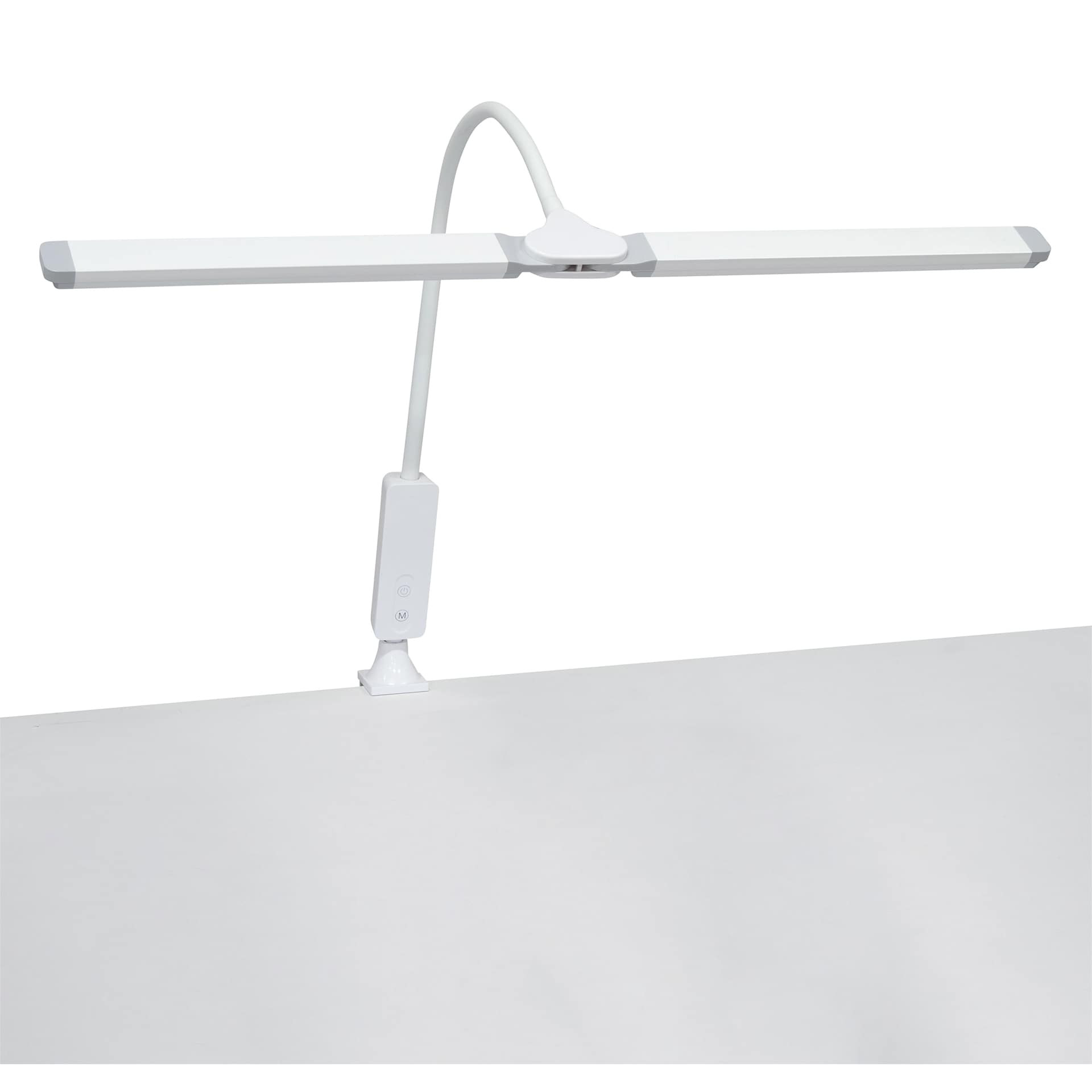 Artograph Split Bar Lamp with Table Clamp - White