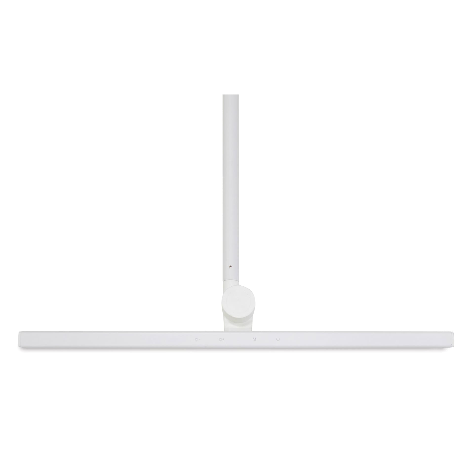 Artograph T-Bar Lamp with Table Clamp - White, power and light adjustment buttons