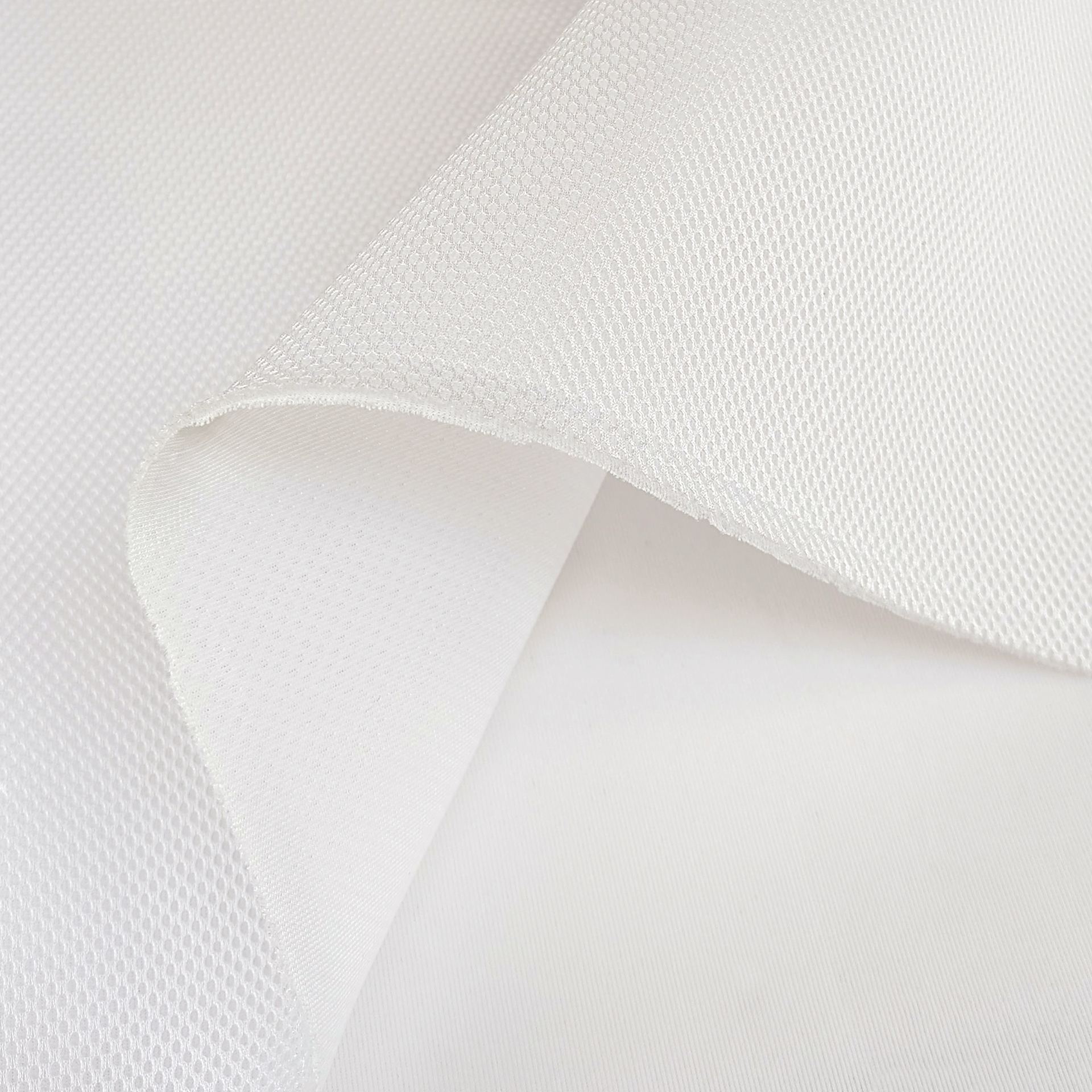 Camelot Air Waffle Solid Fabric - White,  59" x 15 yds, folded