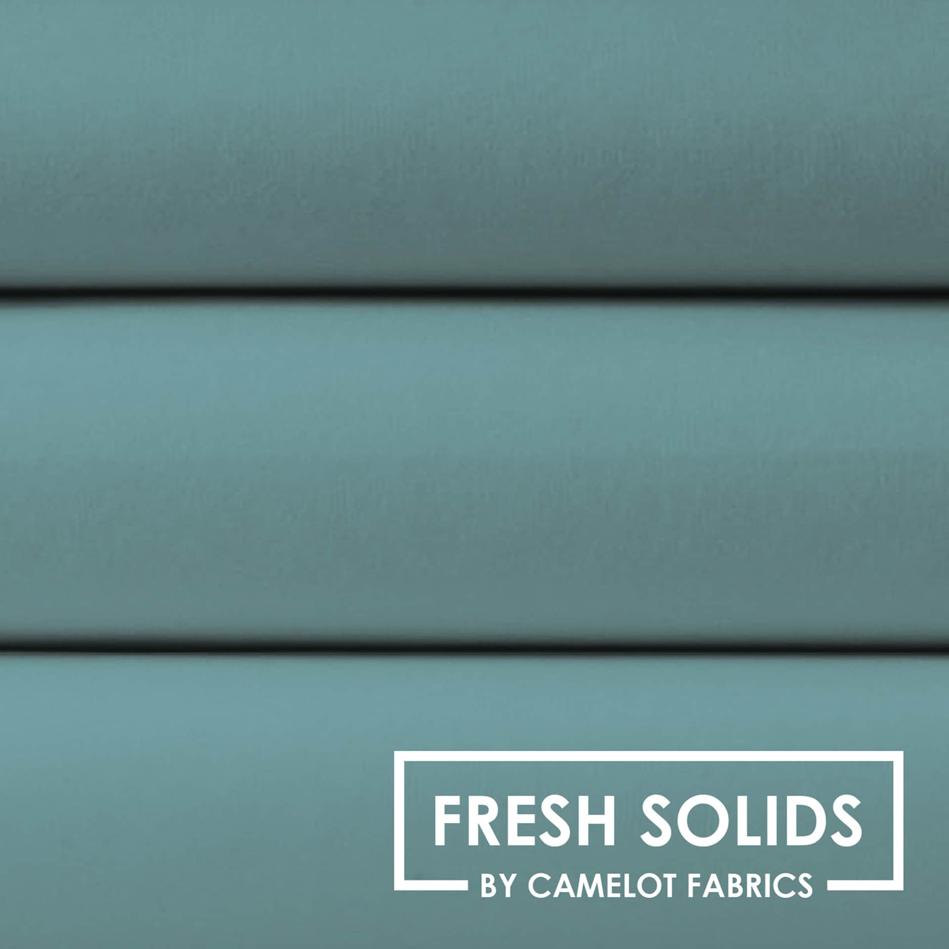 Camelot Fresh Solids Cotton Fabric - Mineral, 44" x 15 yds