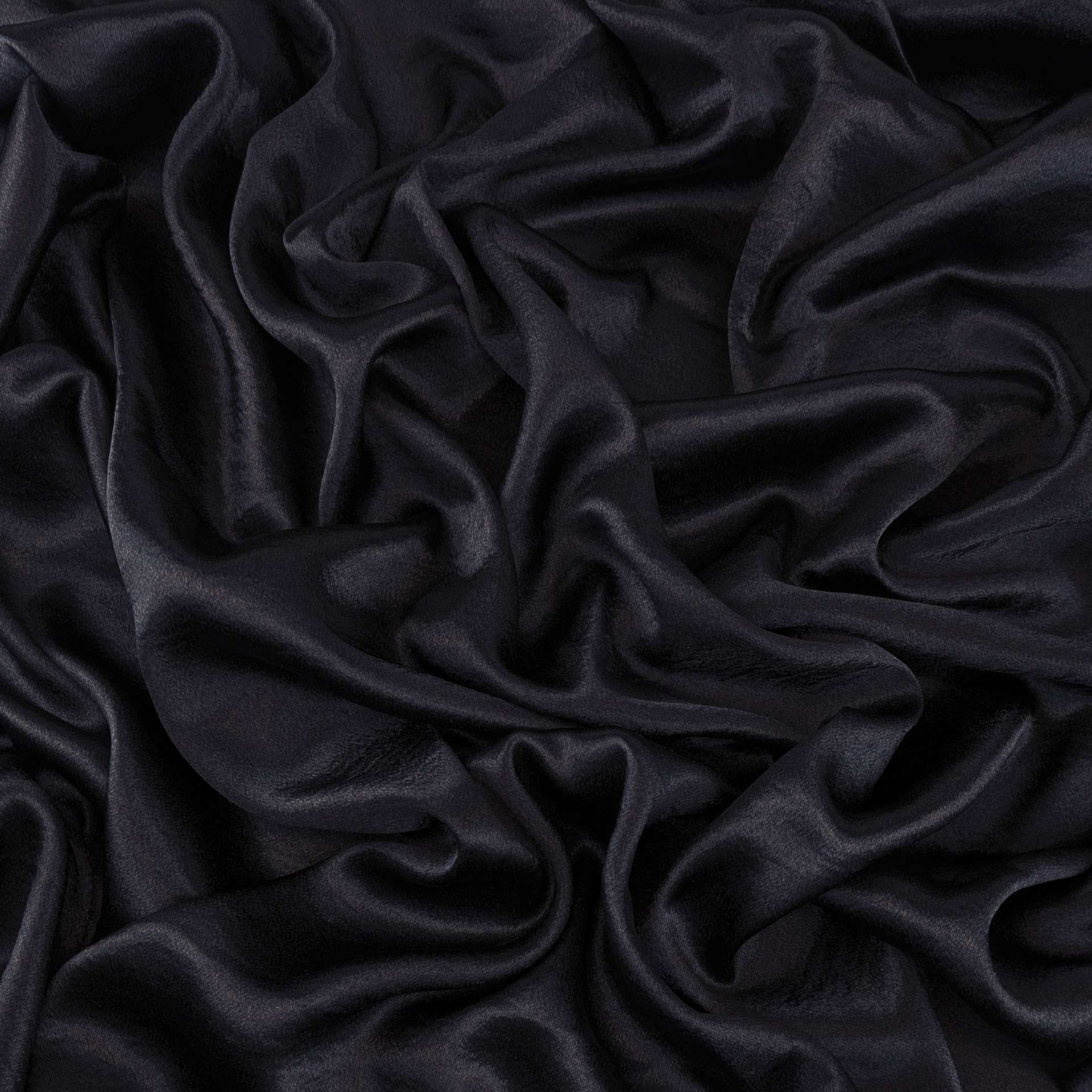 Camelot Solid Hammered Satin - Black, 57" x 15 yds