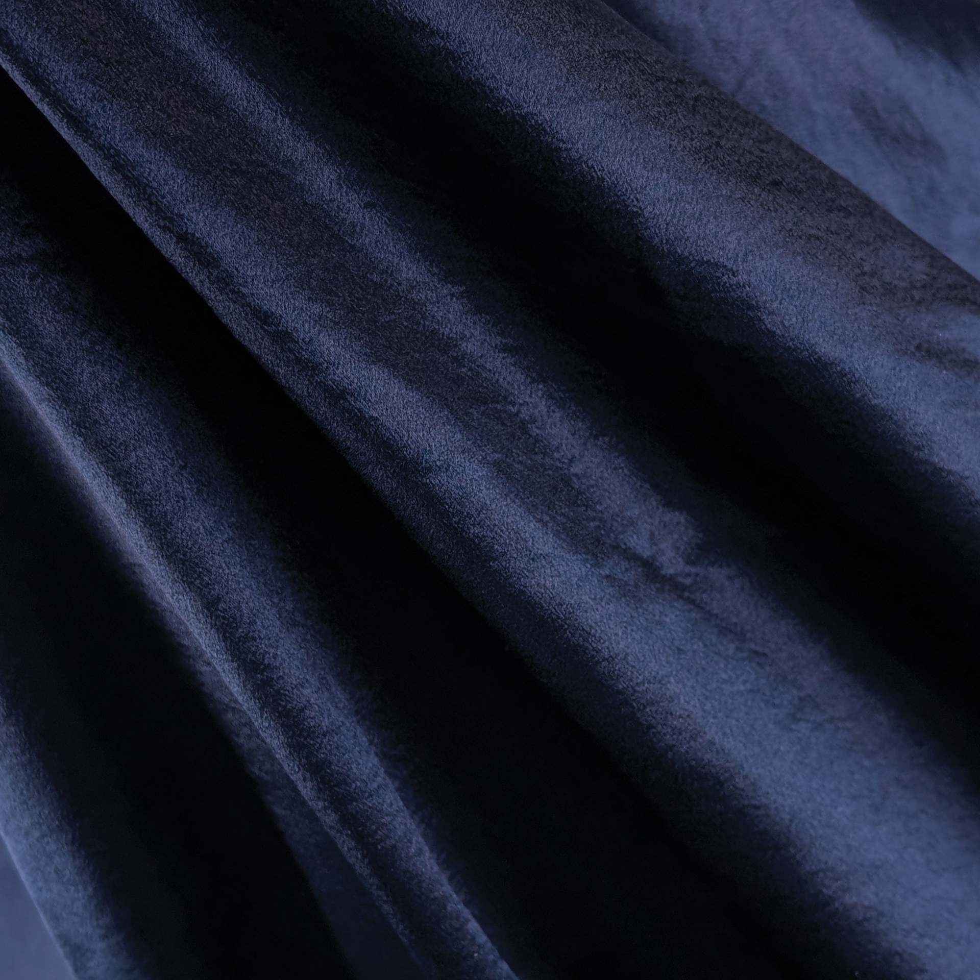 Camelot Solid Hammered Satin - Navy, 57" x 15 yds, close-up