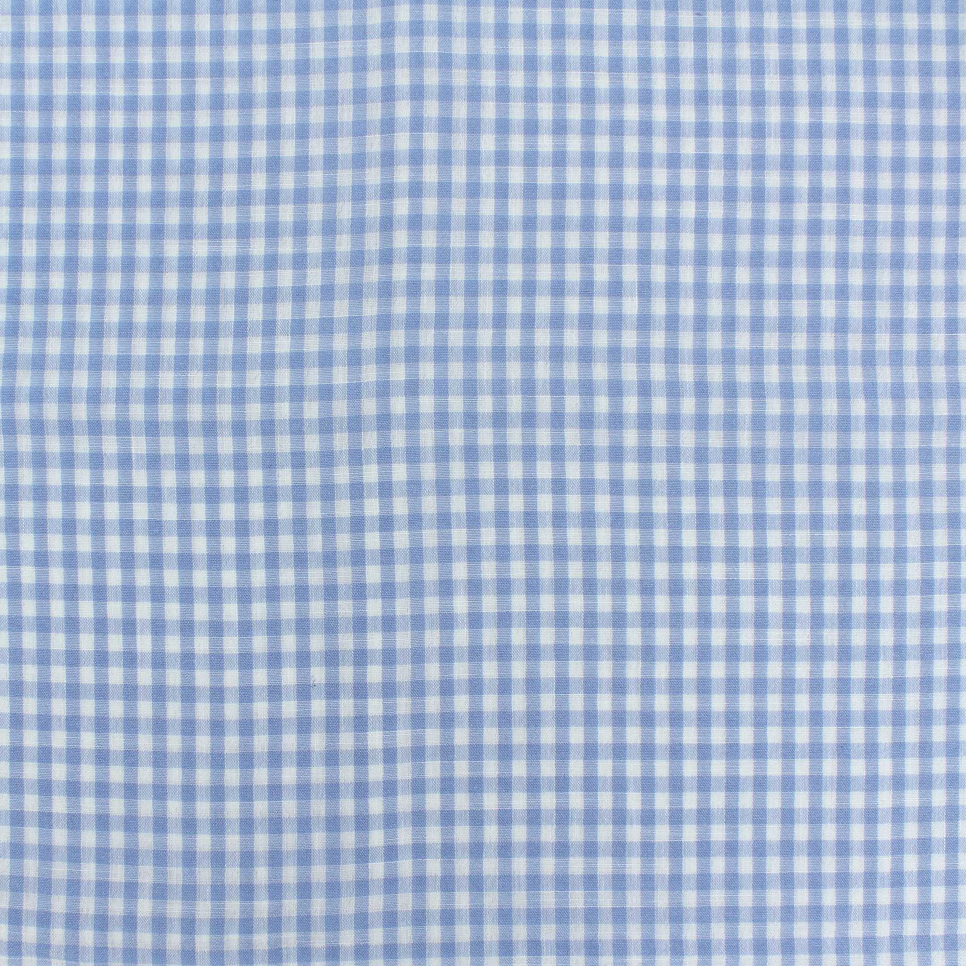 Camelot Linen Checks - Light Blue, 57" x 15 yds