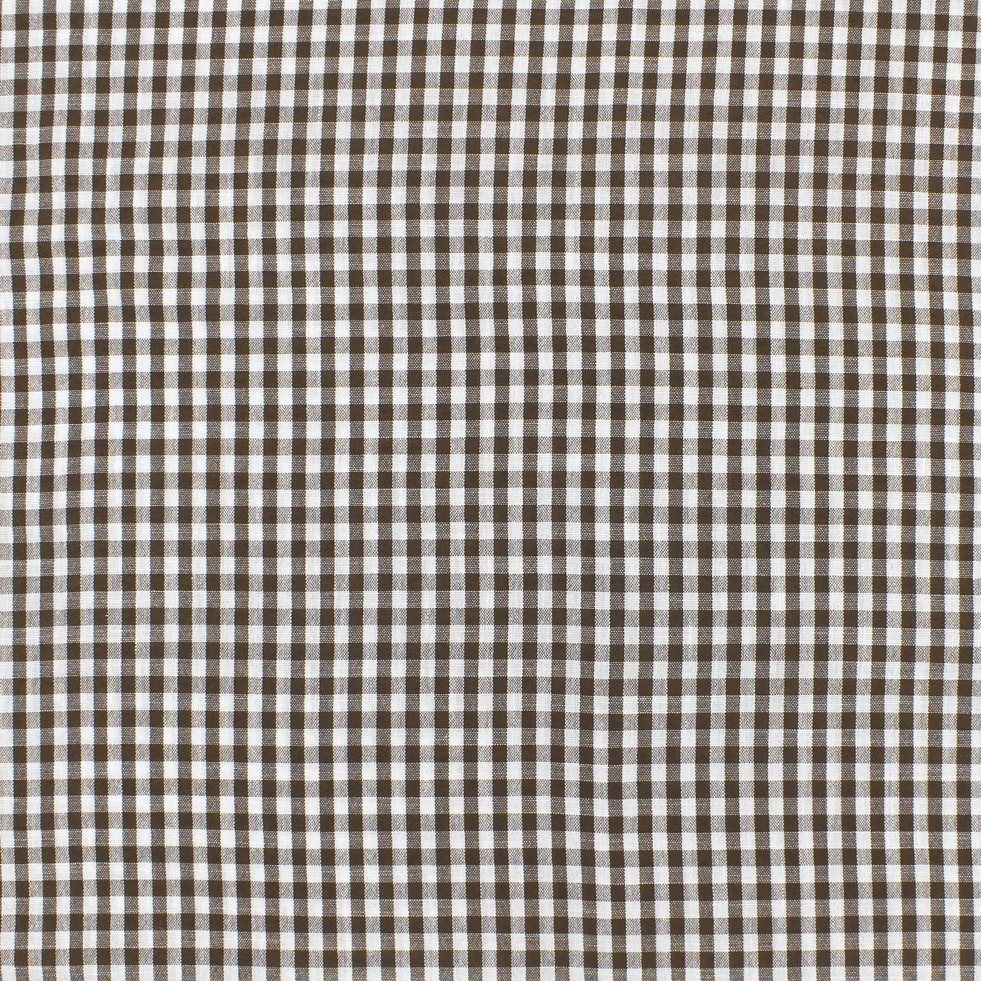 Camelot Linen Checks - Brown, 57" x 15 yds