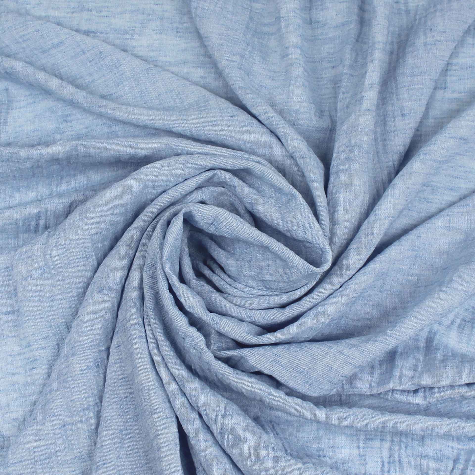 Camelot Linen Cross Dye Fabric - Light Blue, 59" x 15 yds, rolled up