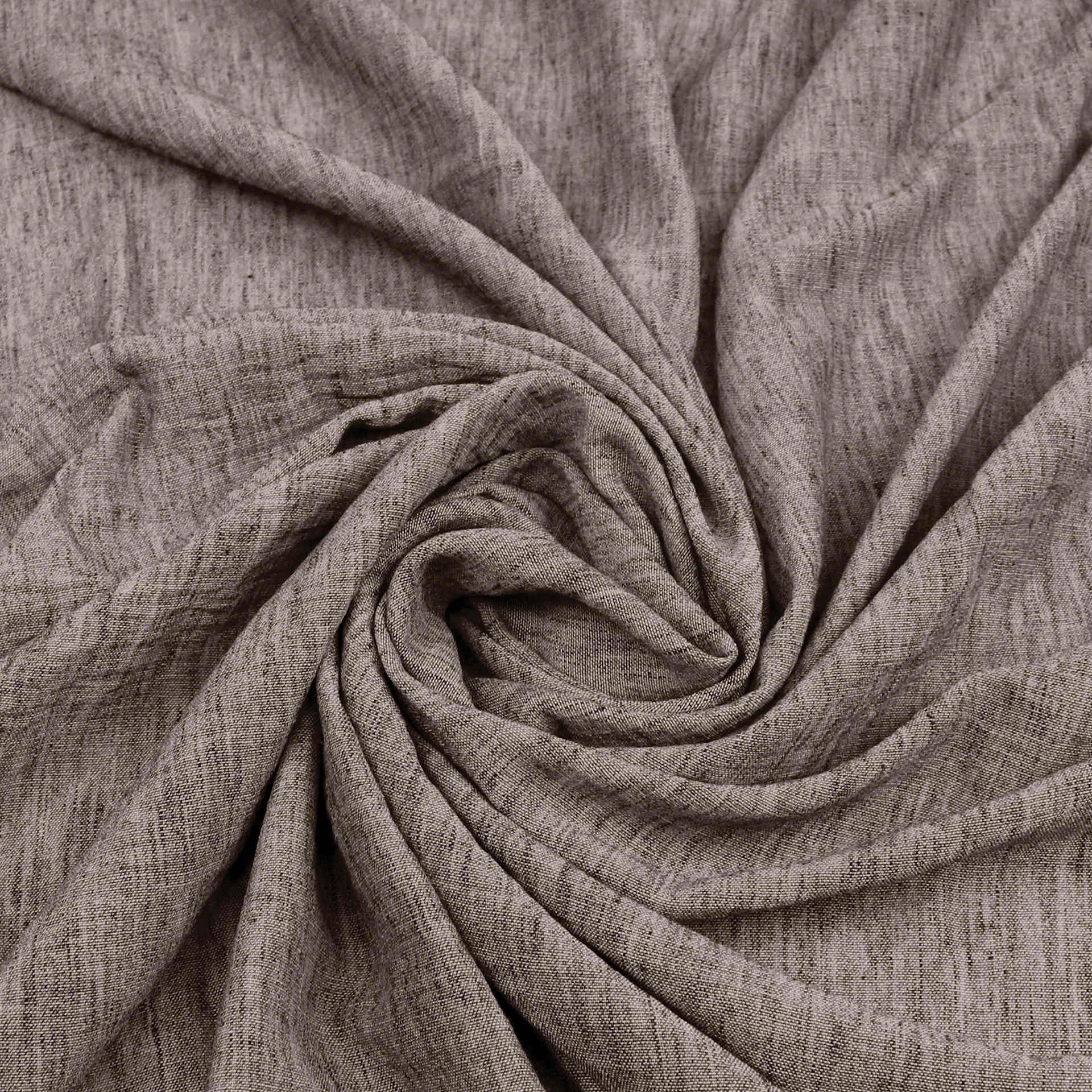 Camelot Linen Cross Dye Fabric - Brown, 59" x 15 yds, rolled up