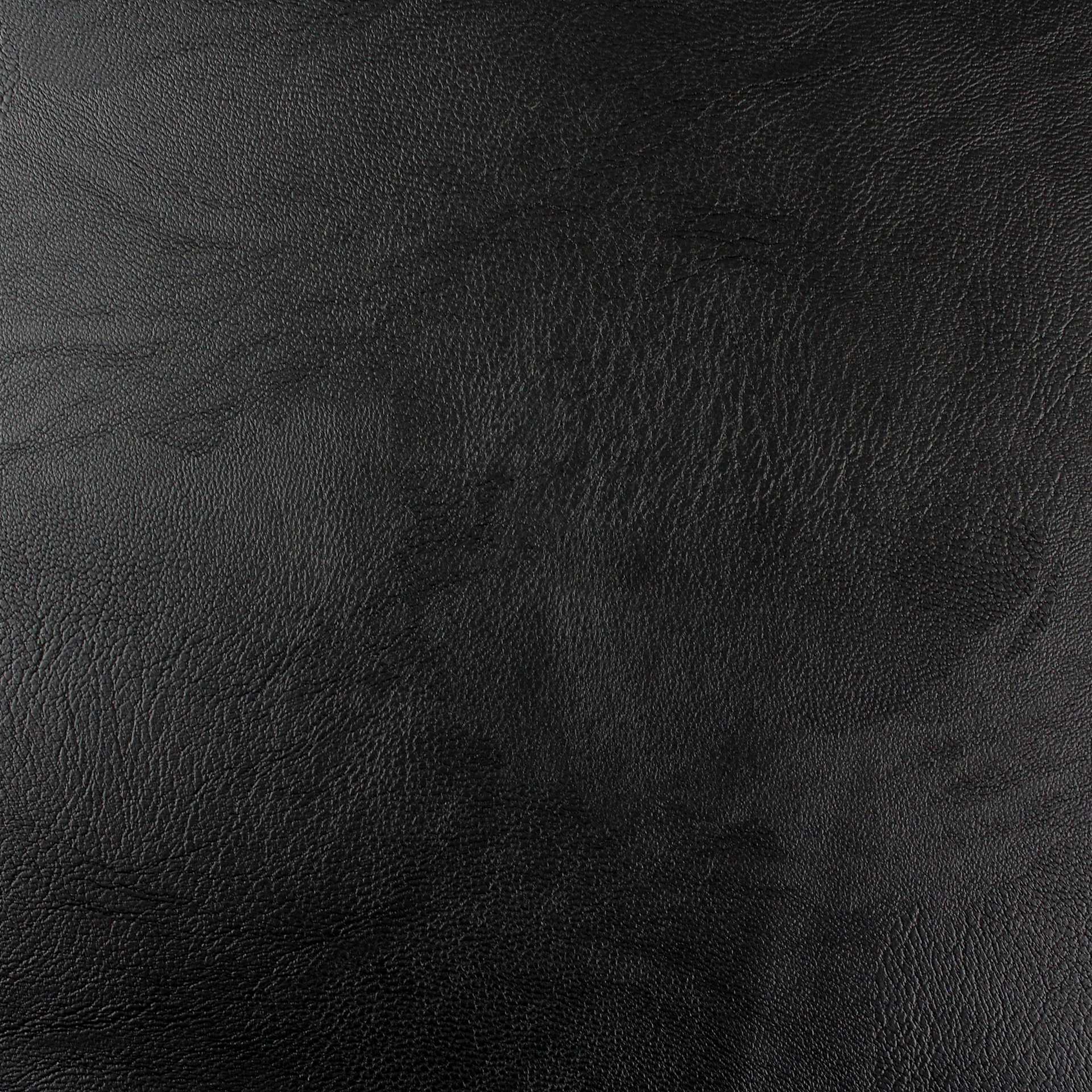 Camelot Solid Faux Leather - Black, 55" x 15 yds, close-up