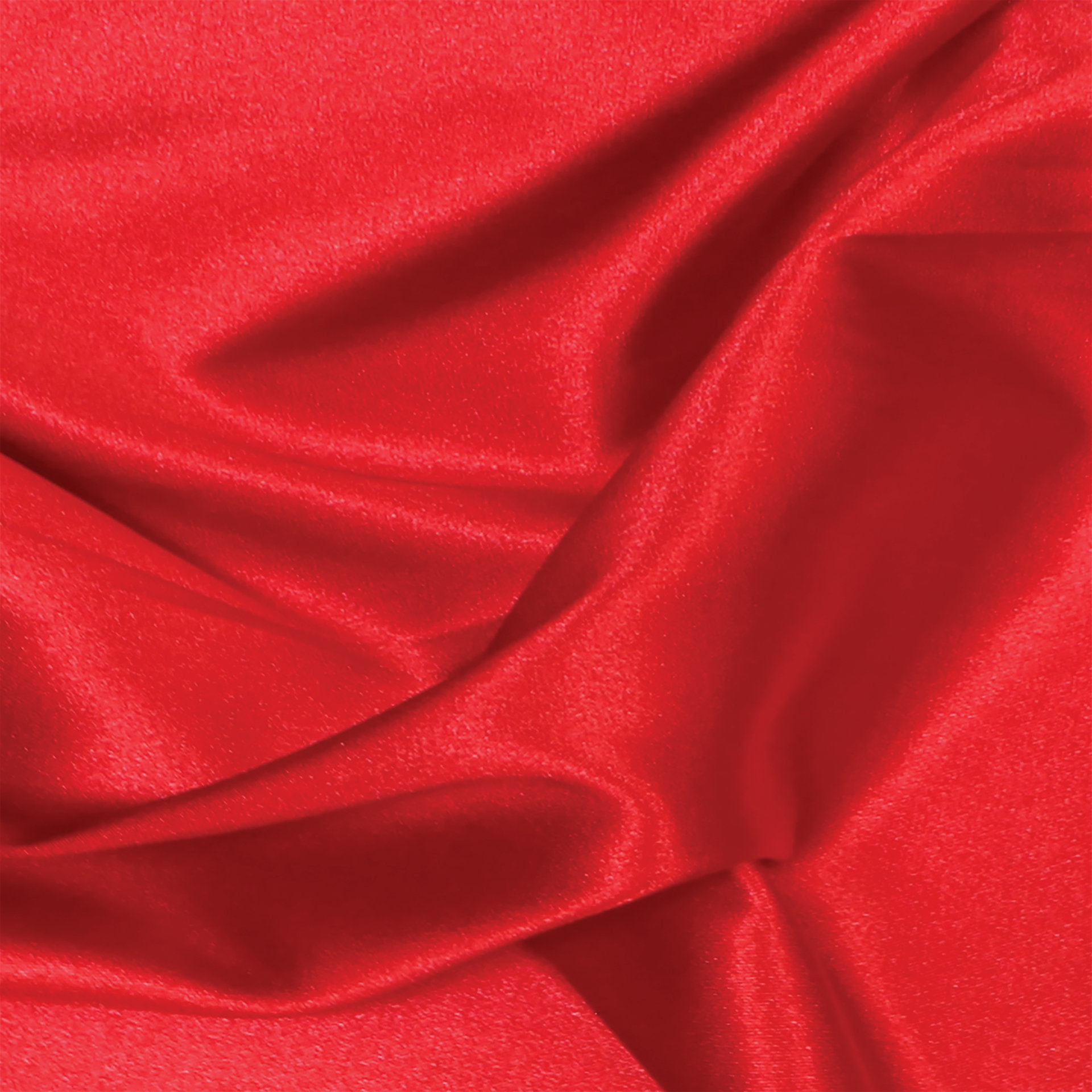 Camelot Stretch Charmeuse - Red, 59" x 15 yds, close-up