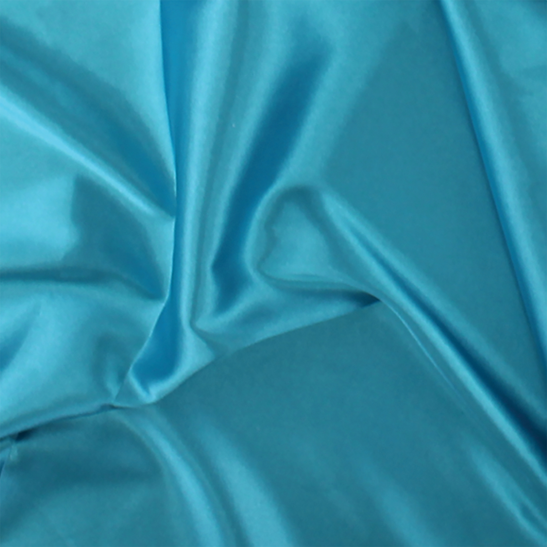 Camelot Stretch Charmeuse - Turquoise, 59" x 15 yds, close-up