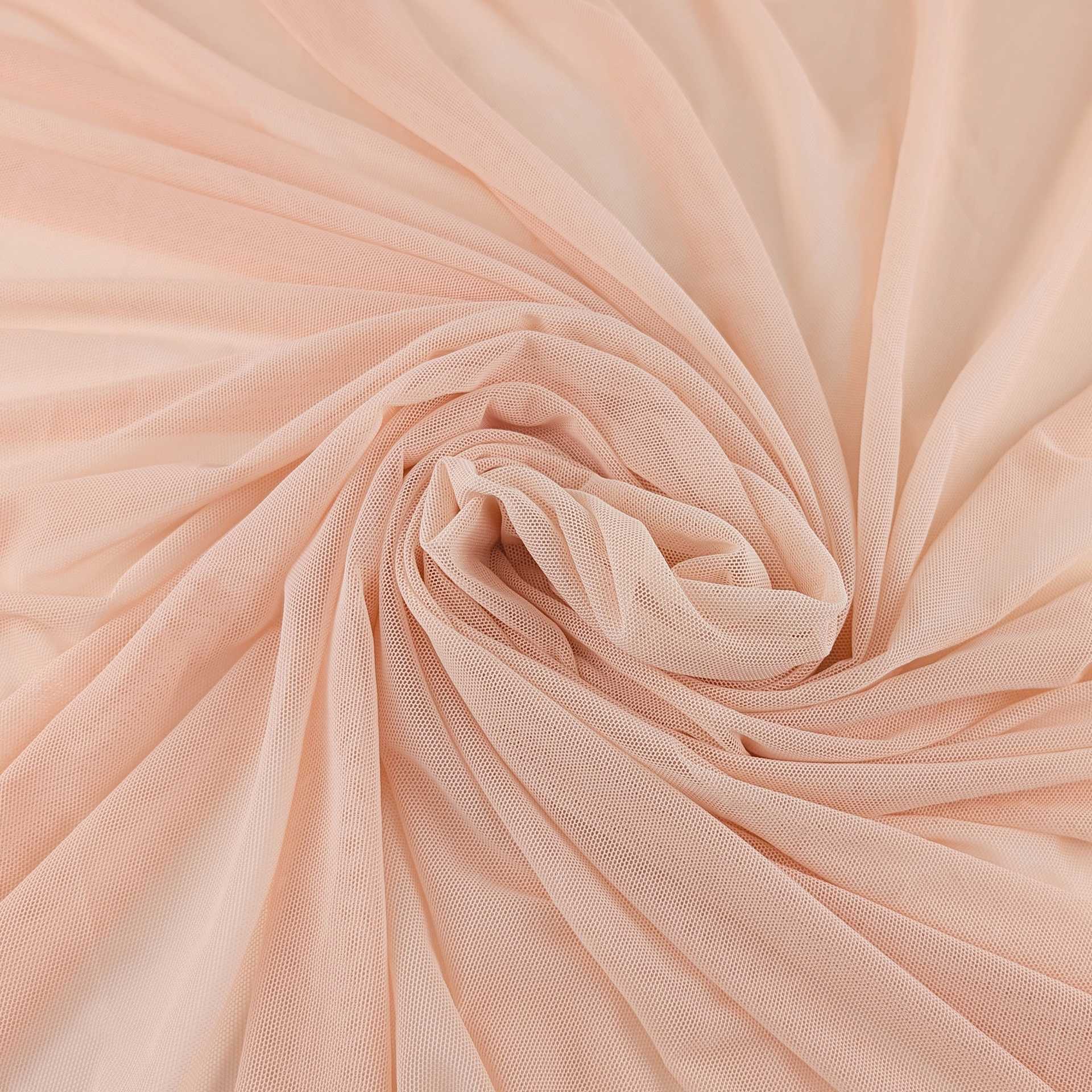 Camelot Solid Mesh - Blush, 57" x 15 yds, rolled up