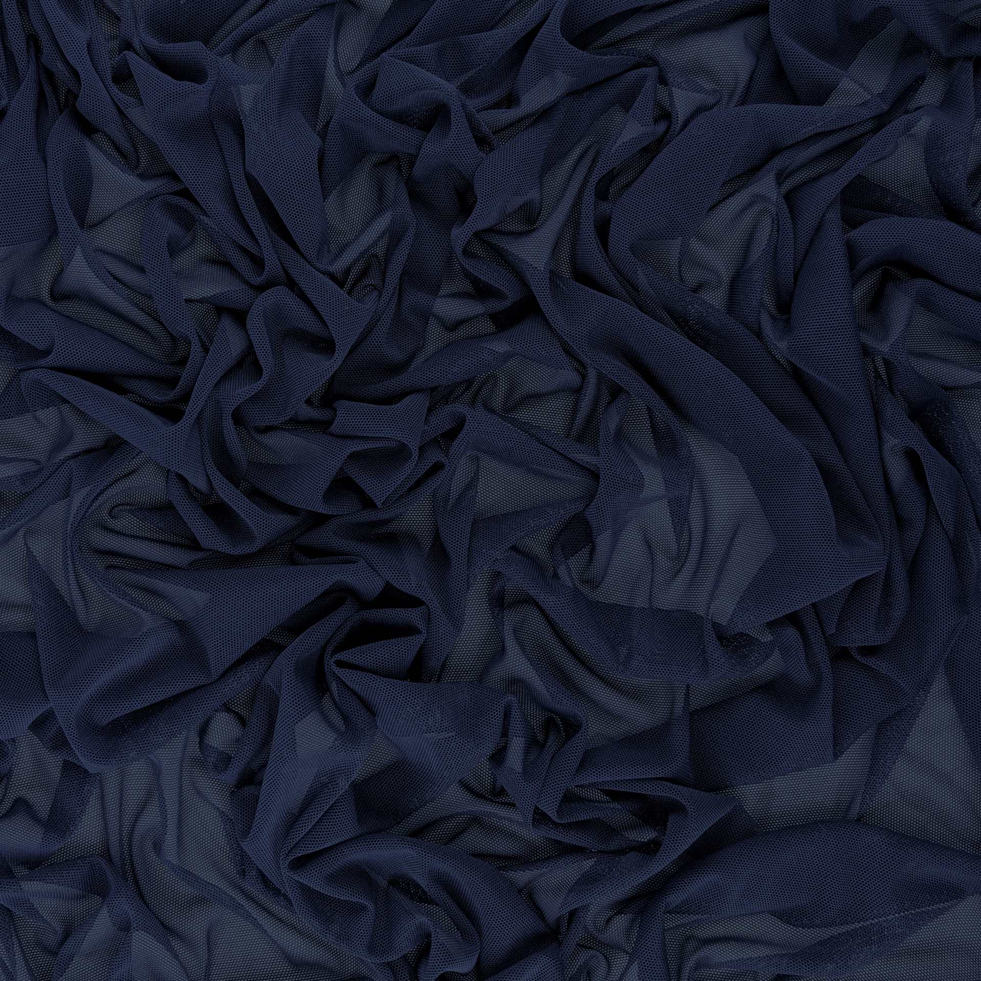 Camelot Solid Mesh - Navy, 57" x 15 yds, close-up