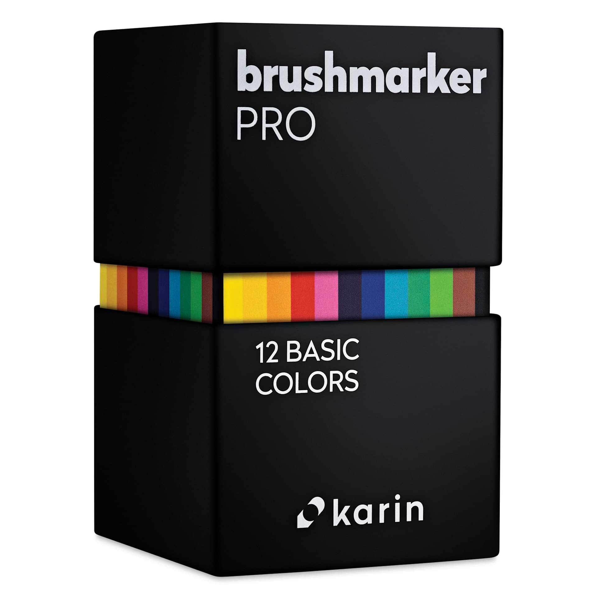 Karin Brushmarkers Pro Markers and Sets - Set of 12, Basic Colors