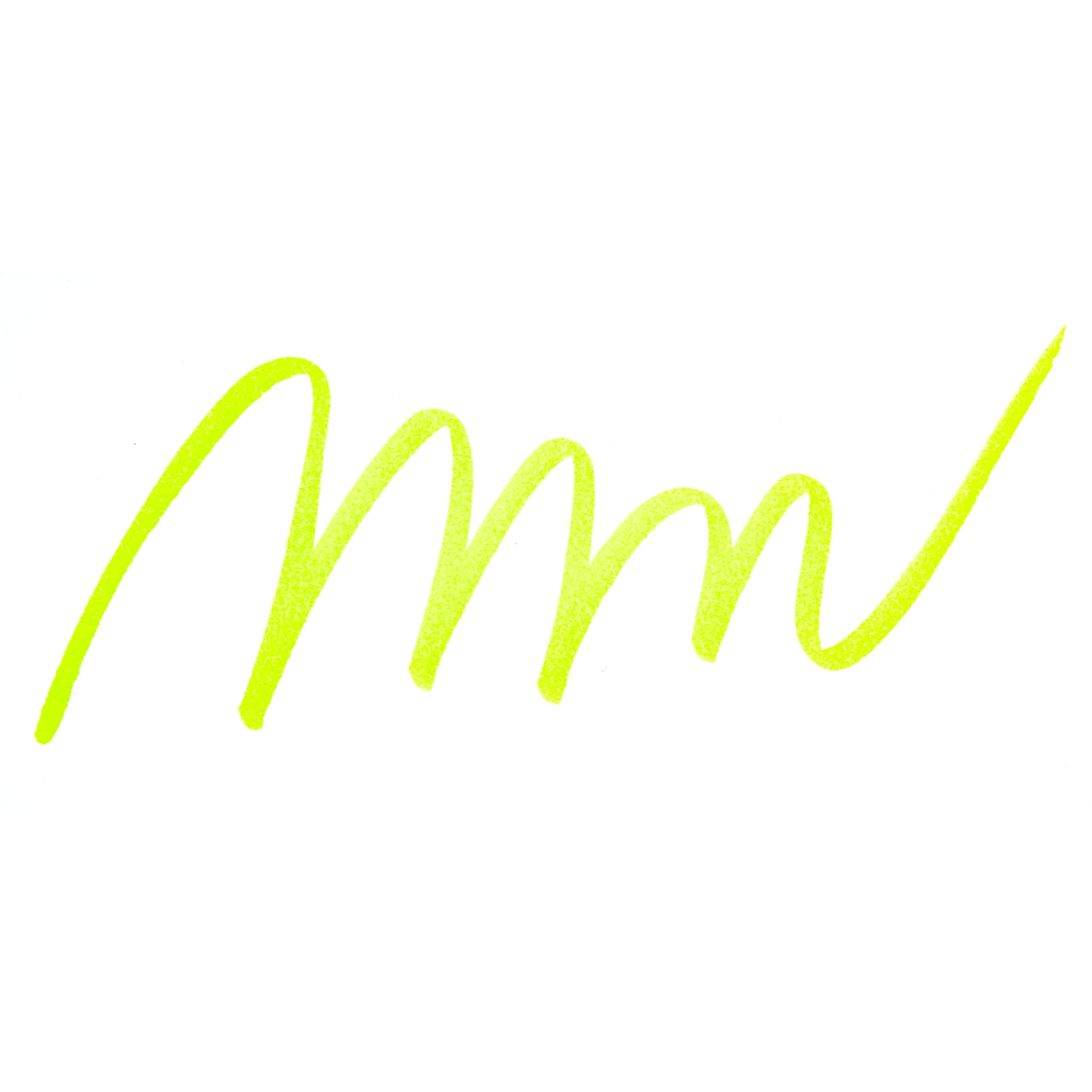 Karin Brushmarkers Pro Marker - Neon Yellow Green, swatch only