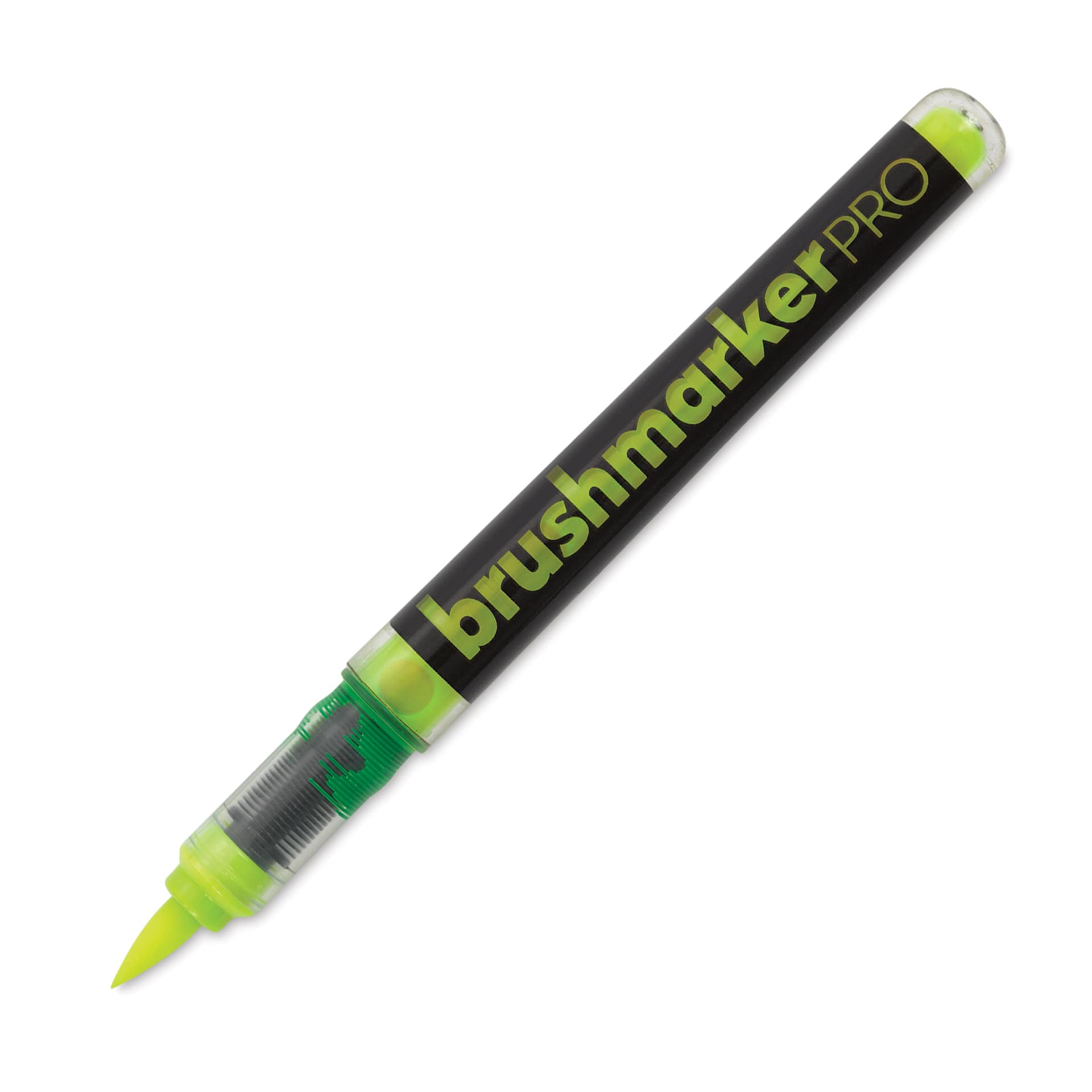 Karin Brushmarkers Pro Marker - Neon Yellow, cap off