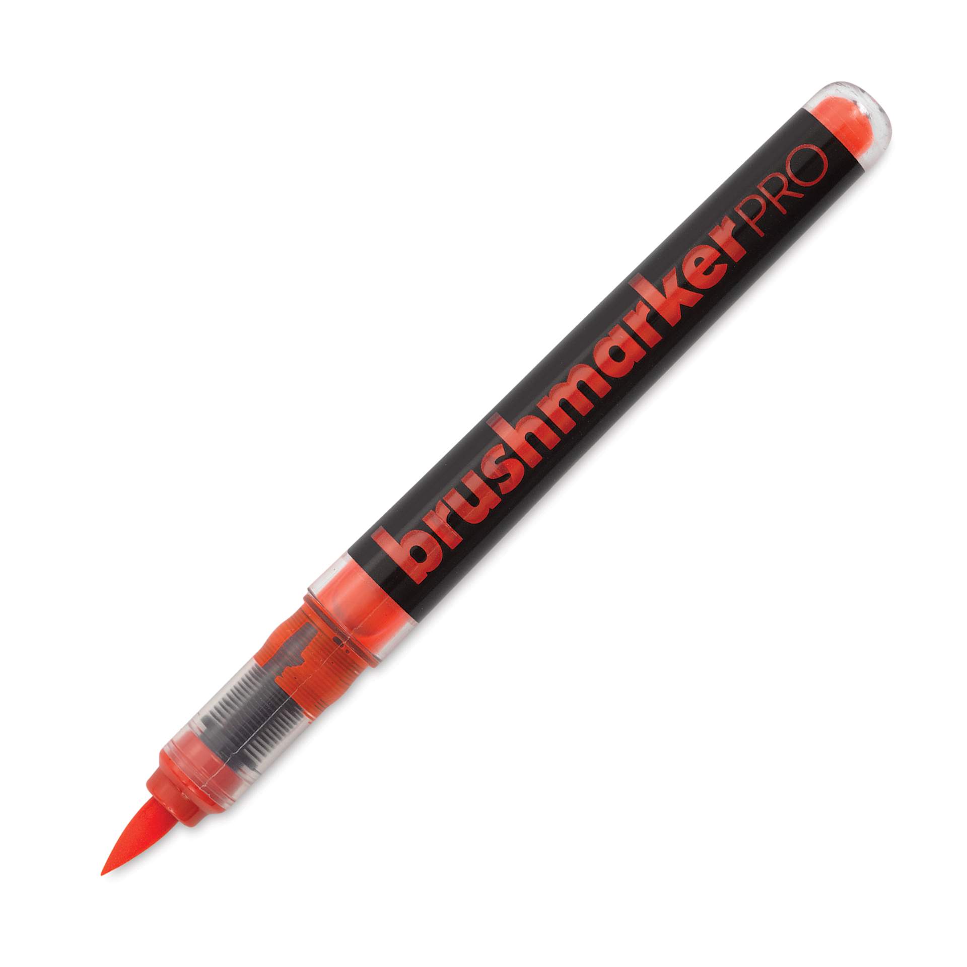 Karin Brushmarkers Pro Marker - Neon Orange Red, cap off