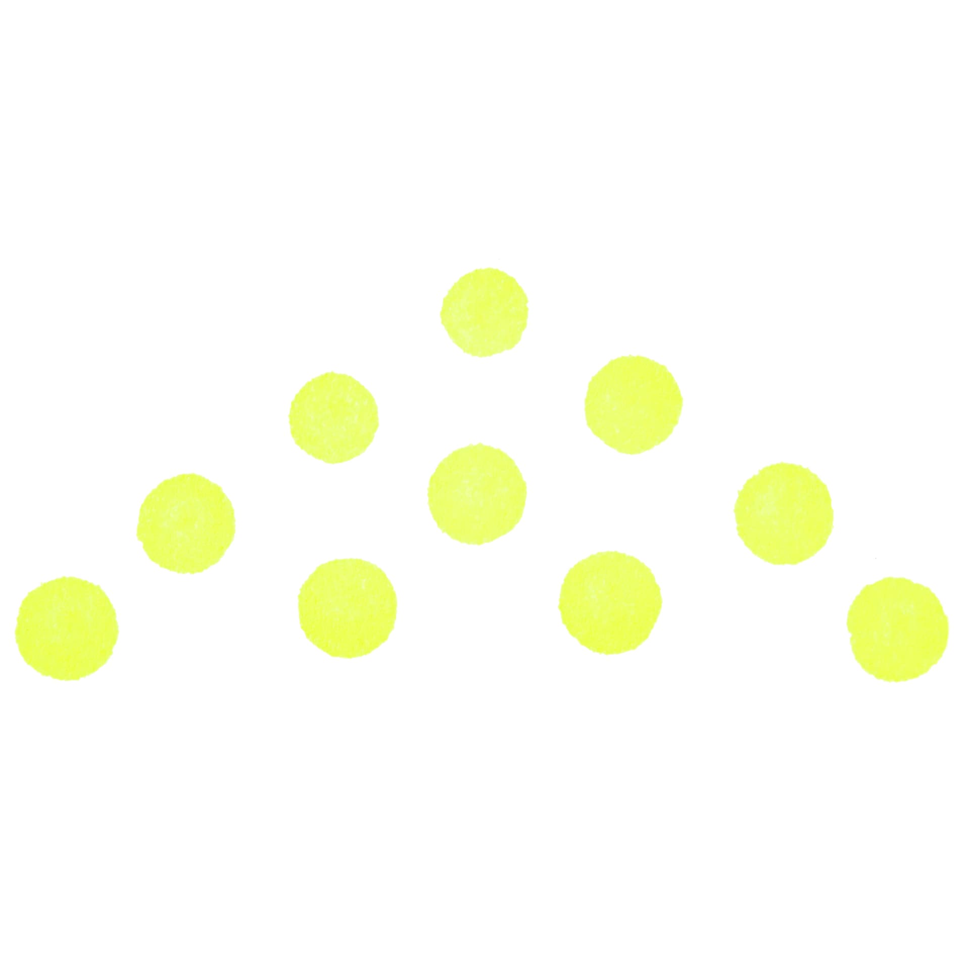 Zig Clean Color Dot Marker - Fl. Yellow, swatch