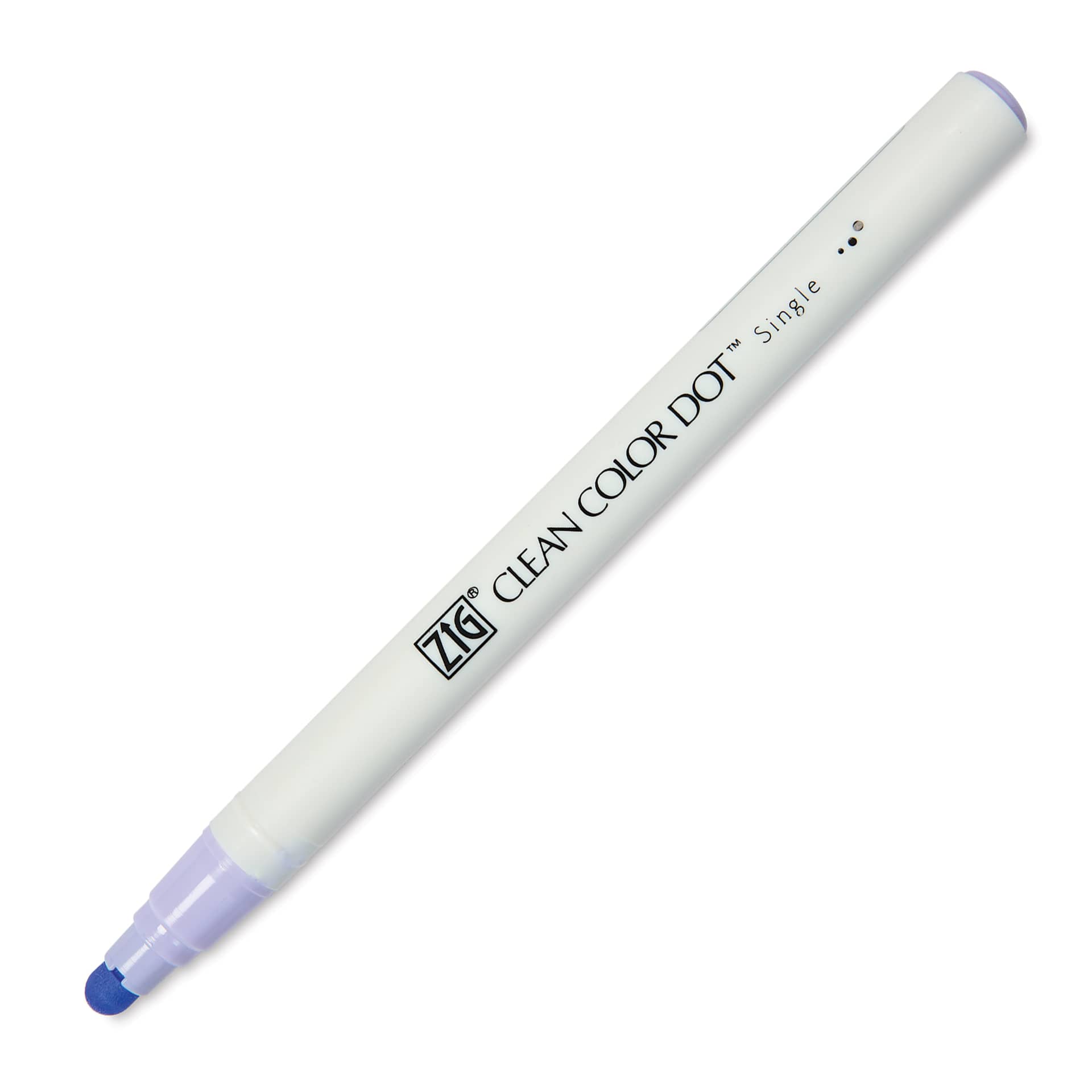 Zig Clean Color Dot Marker - English Lavender, marker with cap off