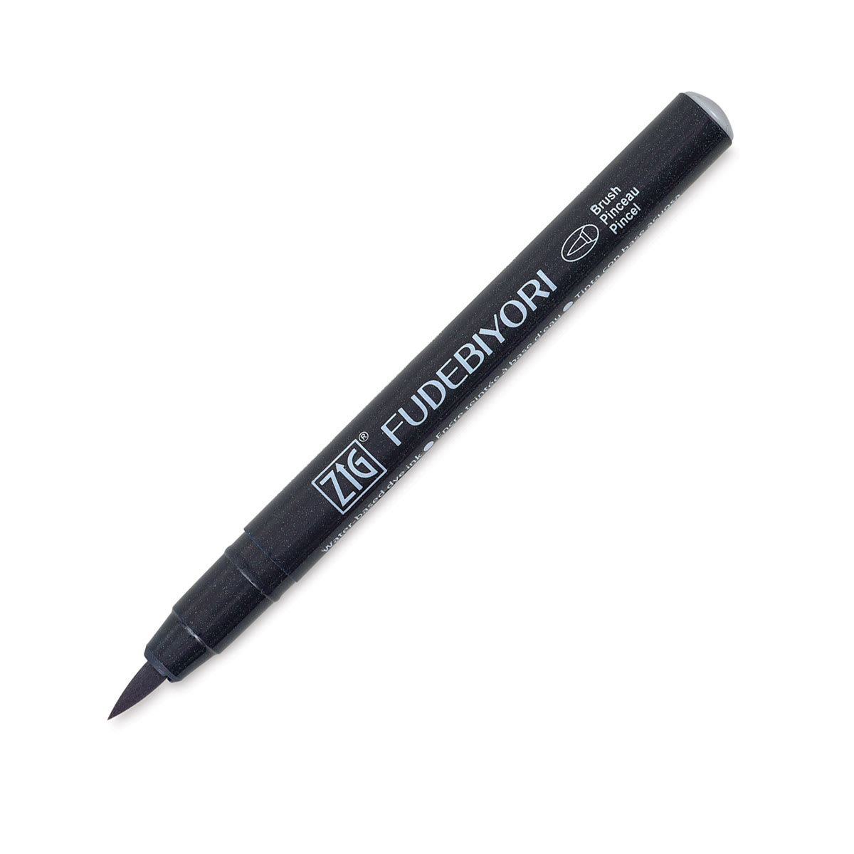 Zig Fudebiyori Brush Pen - Light Gray