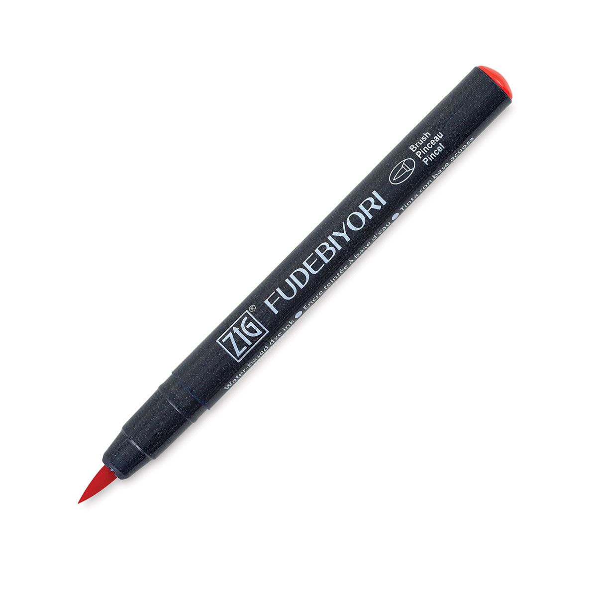 Zig Fudebiyori Brush Pen - Red
