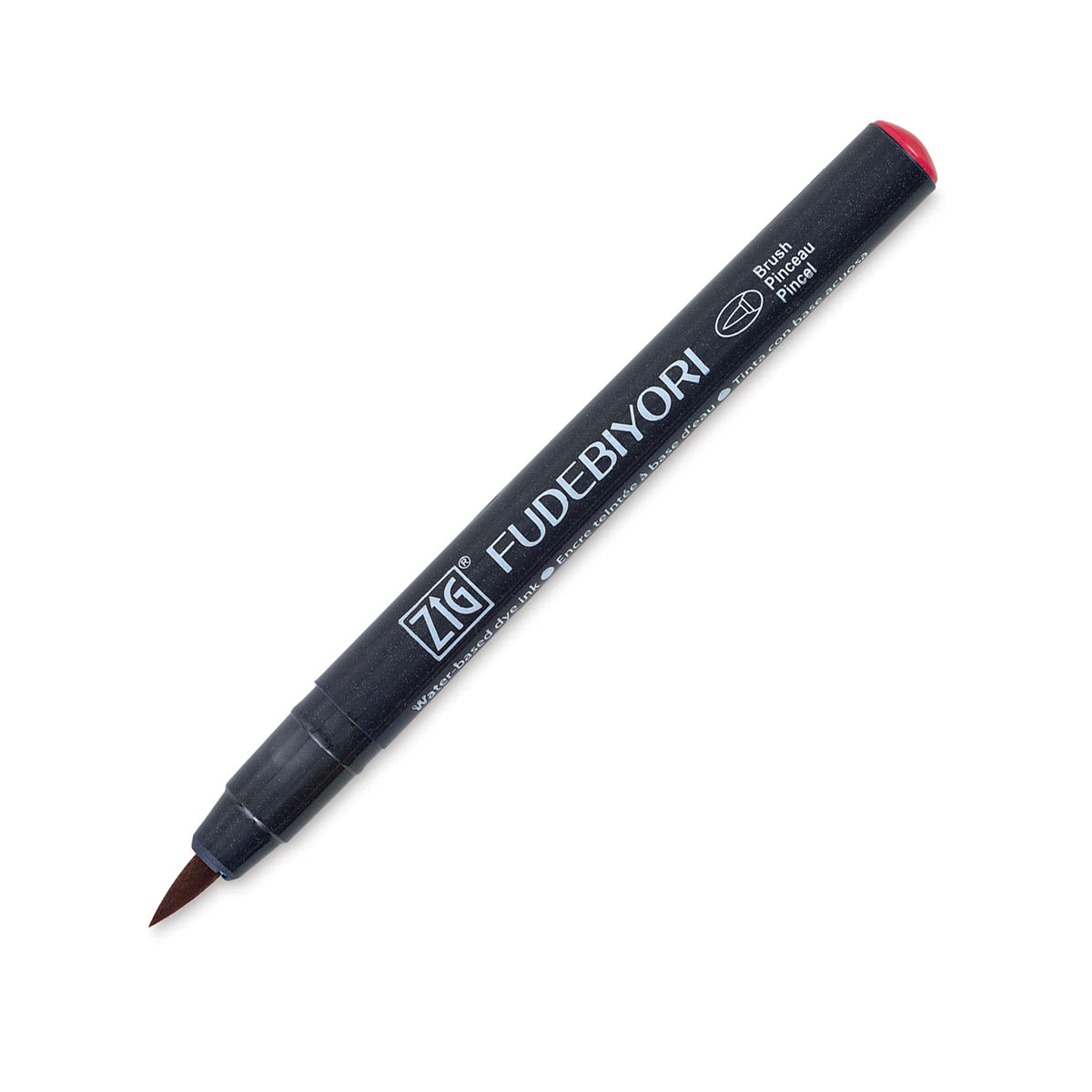 Zig Fudebiyori Brush Pen - Wine Red
