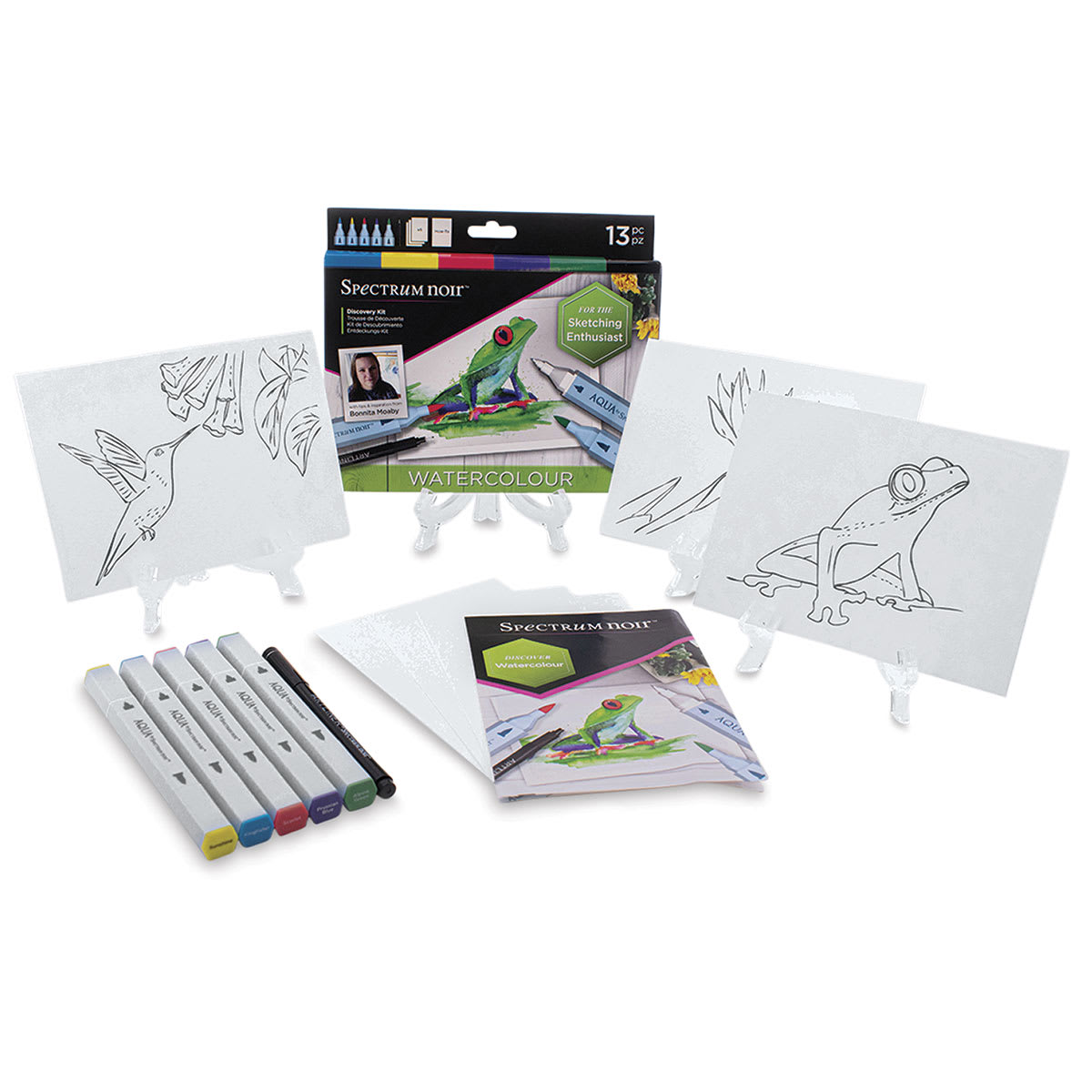 Spectrum Noir Discovery Kit - Components of Watercolor Kit
