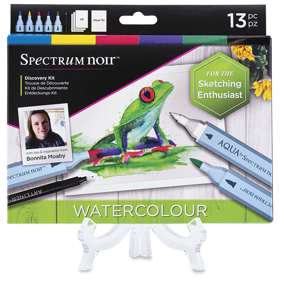Spectrum Noir Discovery Kit - Front of package of Watercolor Kit