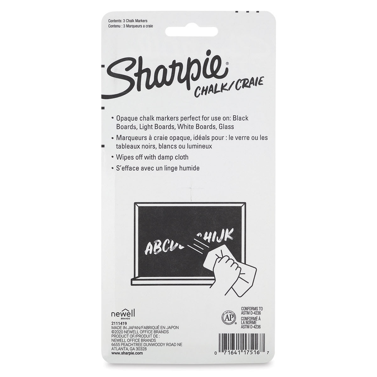 Sharpie Chalk Markers - Secondary Colors, Set of 3