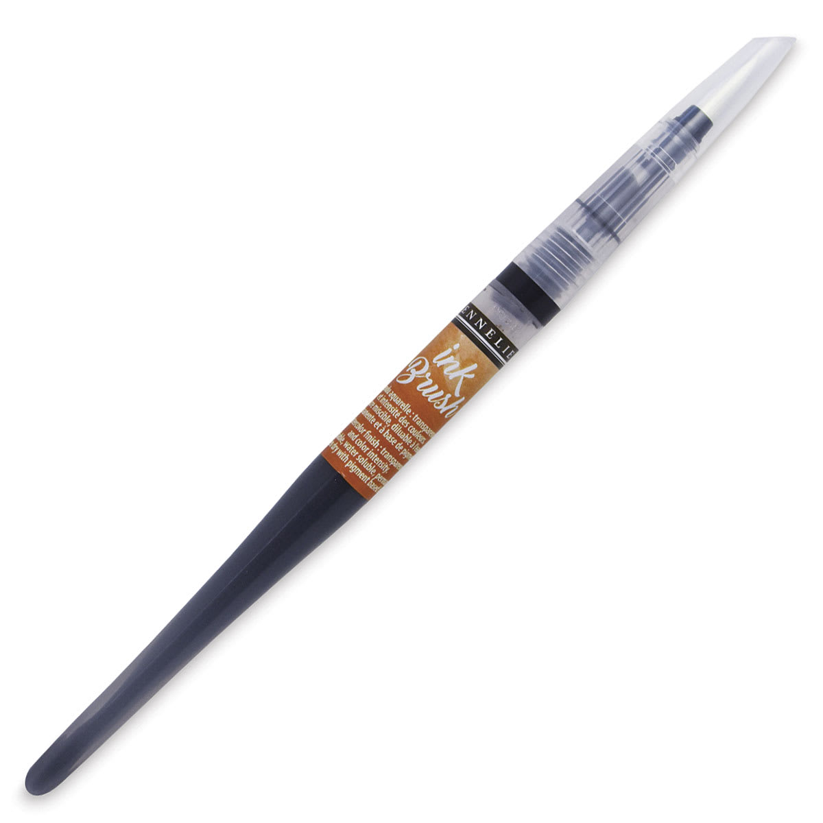 Sennelier Ink Brush - Yellow Ochre - with cap on