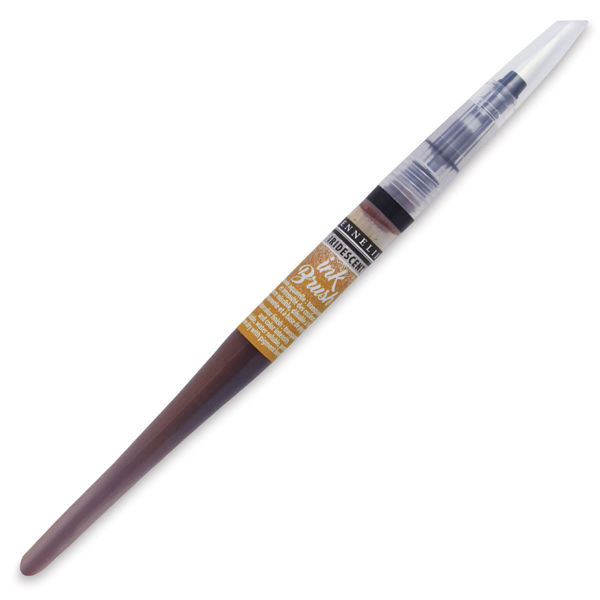 Sennelier Ink Brush - Iridescent Orange (with Cap)