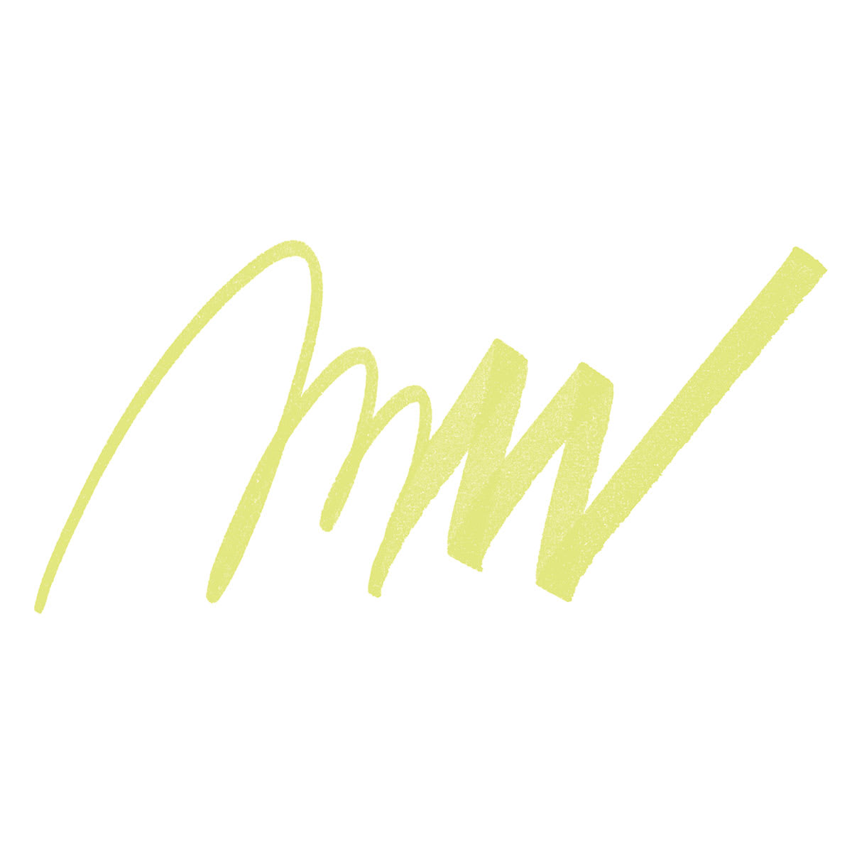 Zebra Mildliner Creative Marker - Yellow swatch