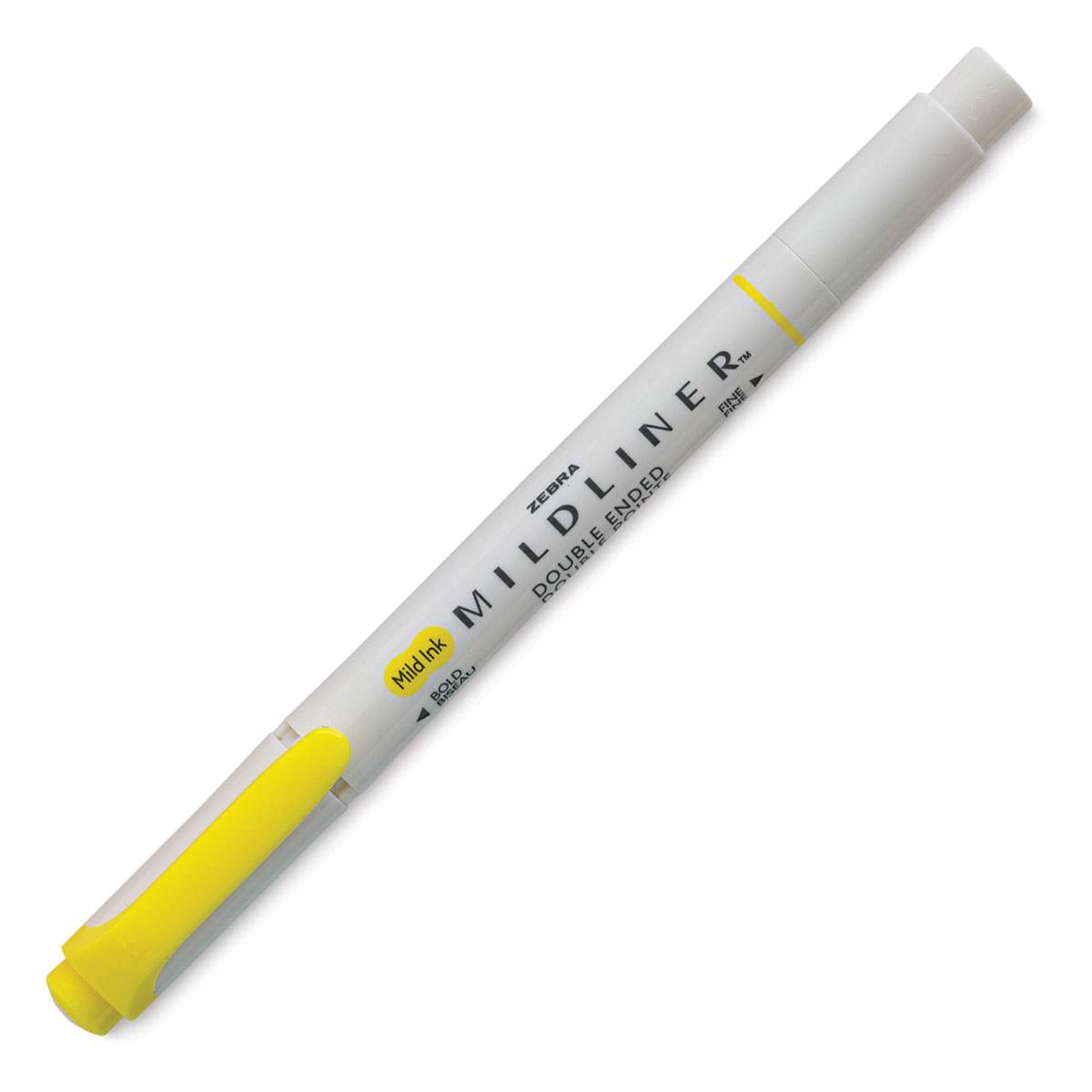 Zebra Mildliner Double Ended Creative Marker - Lemon Yellow