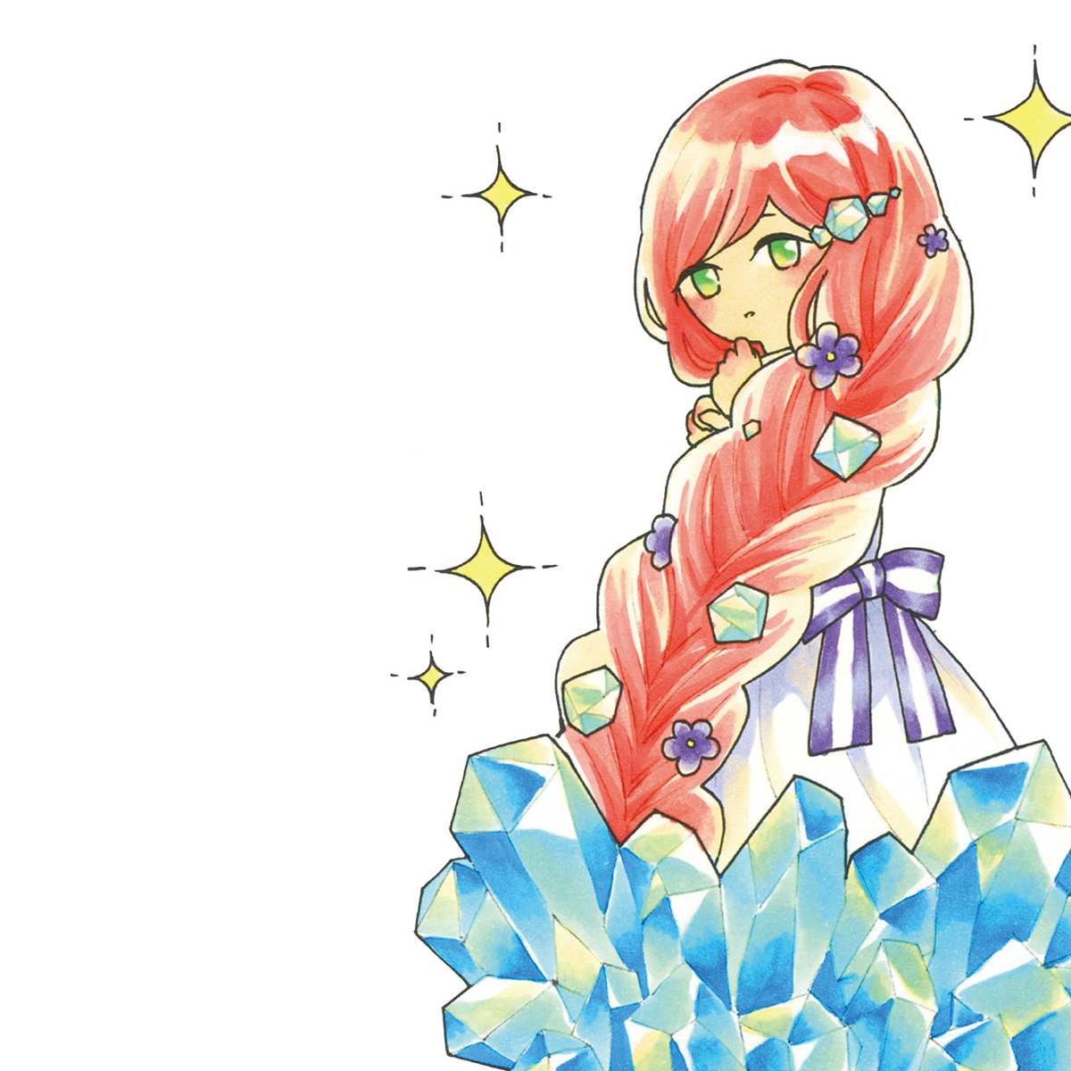Copic Ciao Sparkle Set (Finished example)