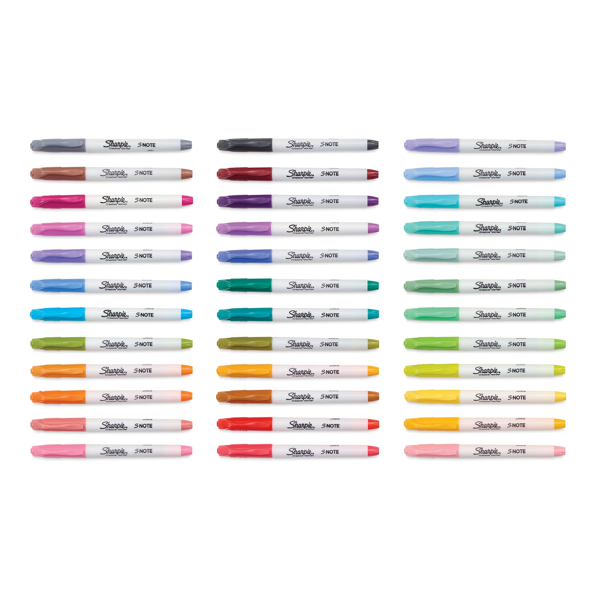 Sharpie S-Note Creative Markers - Set of 36 (markers with caps on)