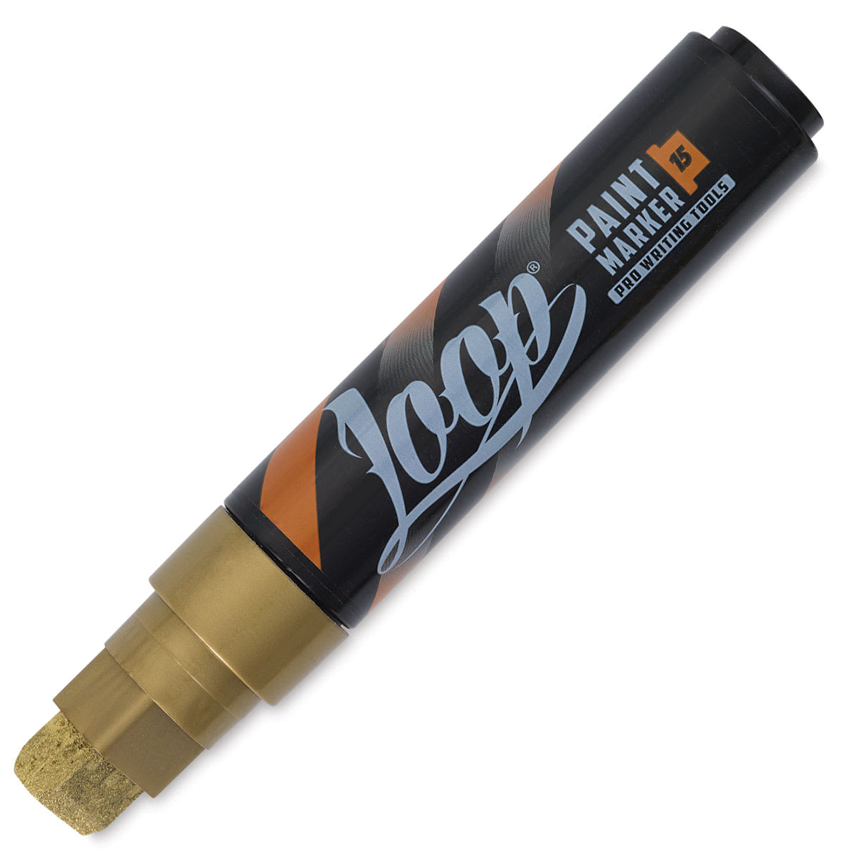 Loop Paint Marker - Gold, 15 mm (marker with cap off)