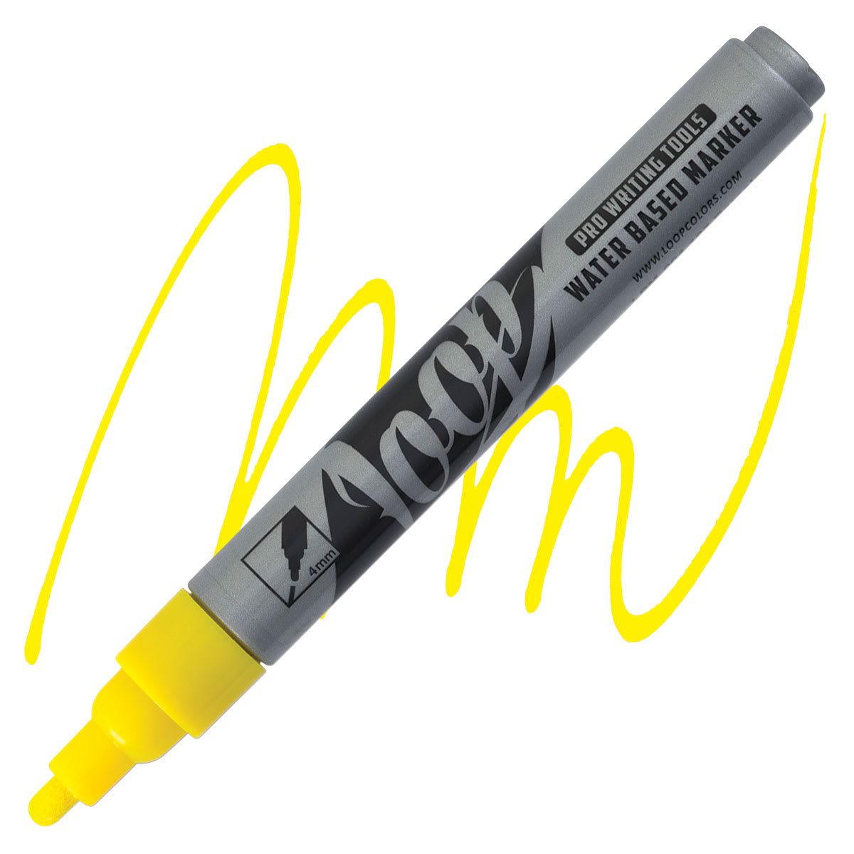 Loop Water-Based Acrylic Marker - Barcelona, 4 mm marker and swatch
