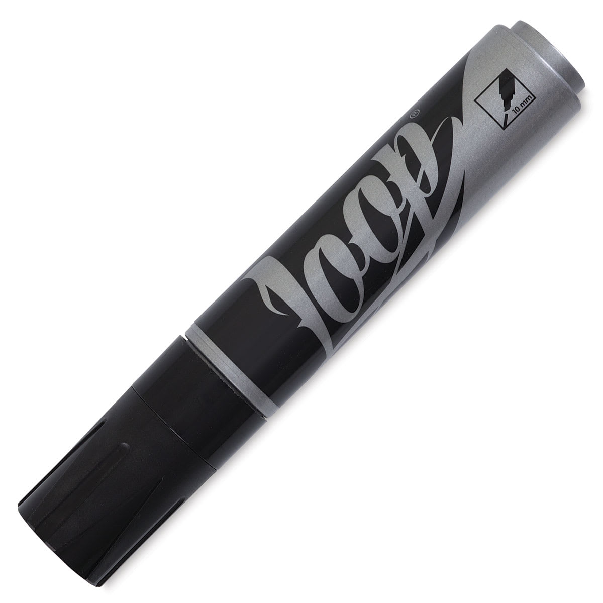 Loop Water-Based Acrylic Marker - Black, 10 mm (cap on)