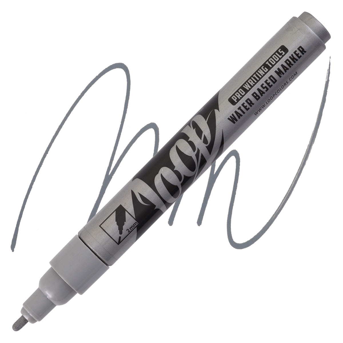 Loop Water-Based Acrylic Marker - Tampa, 2 mm marker and swatch