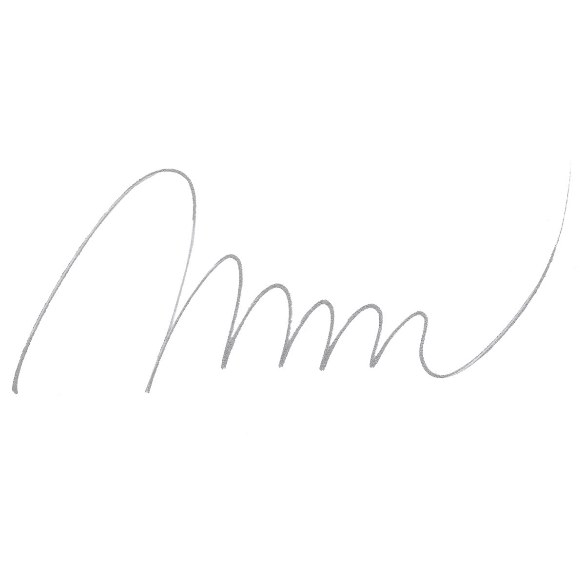 Aitoh Manga Liner Pen - Silver swatch